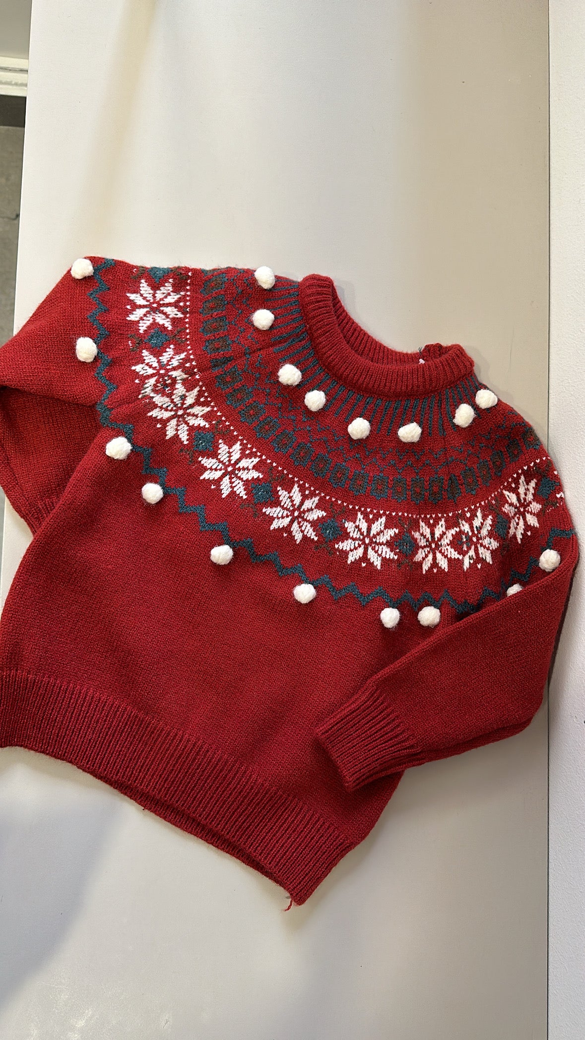 Pull NATALE PON - ROSSO
