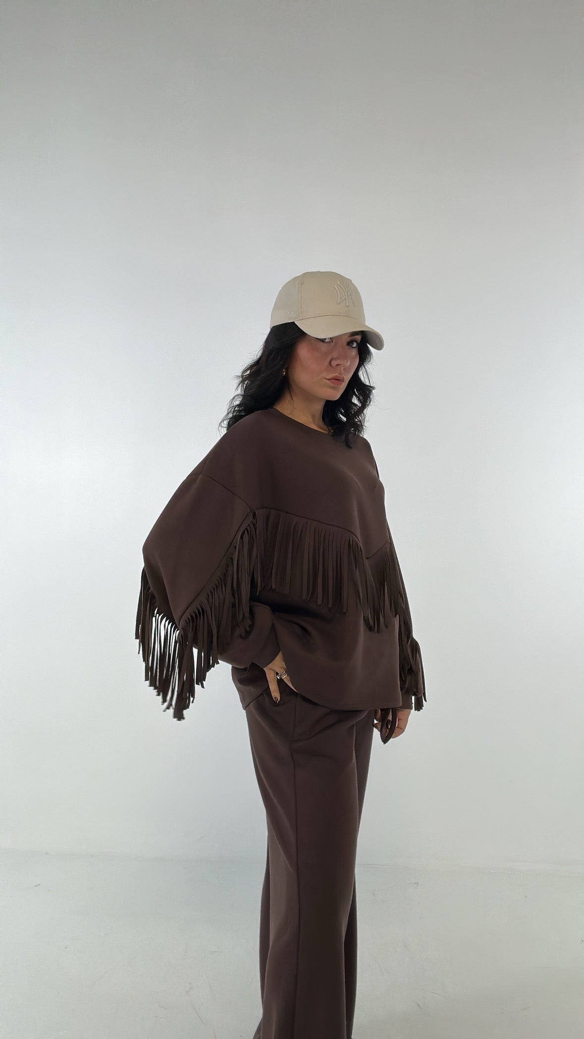 Completo TUTA FRANGE - MARRONE