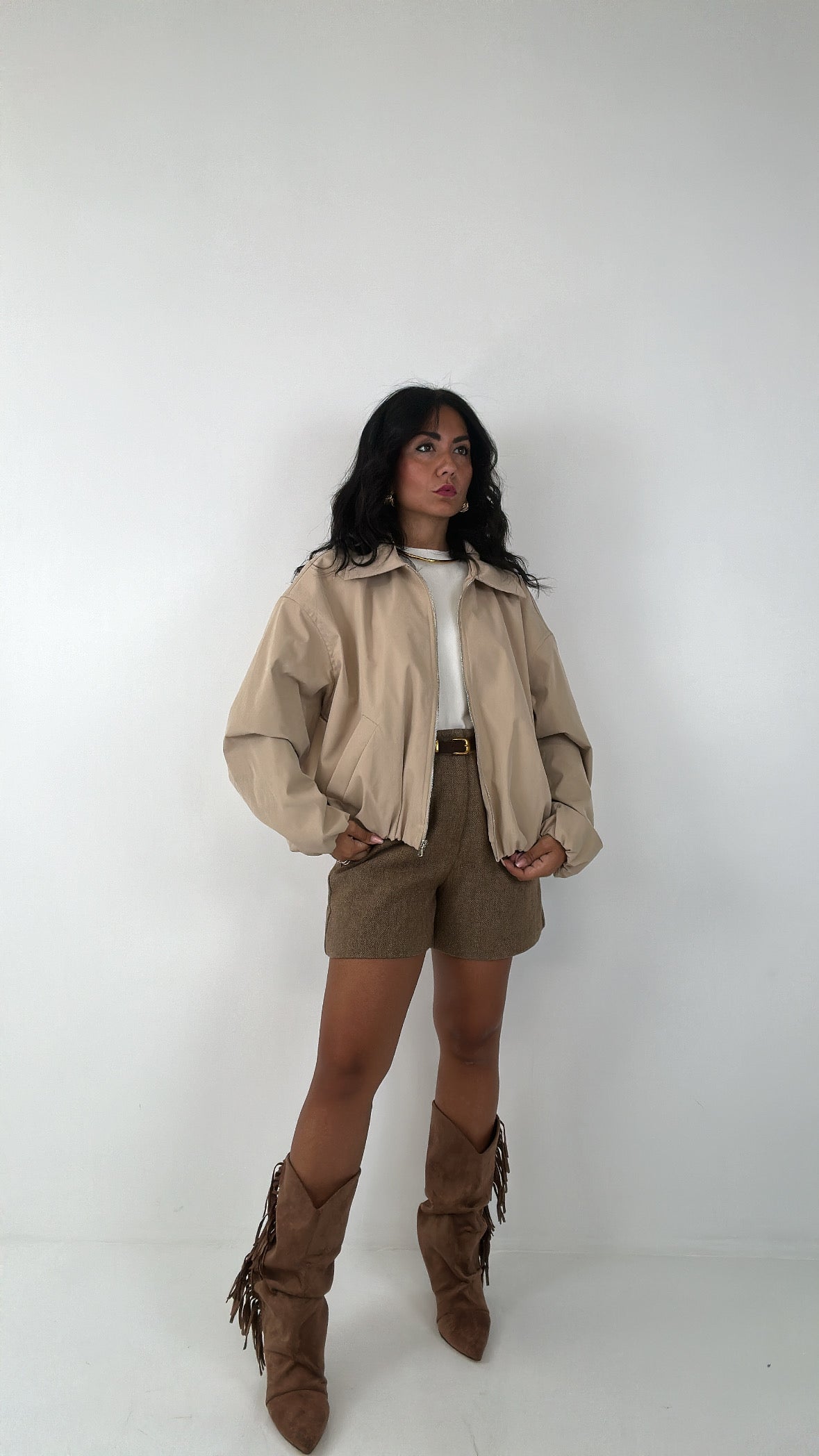 Shorts SPIGATO - CAMMELLO