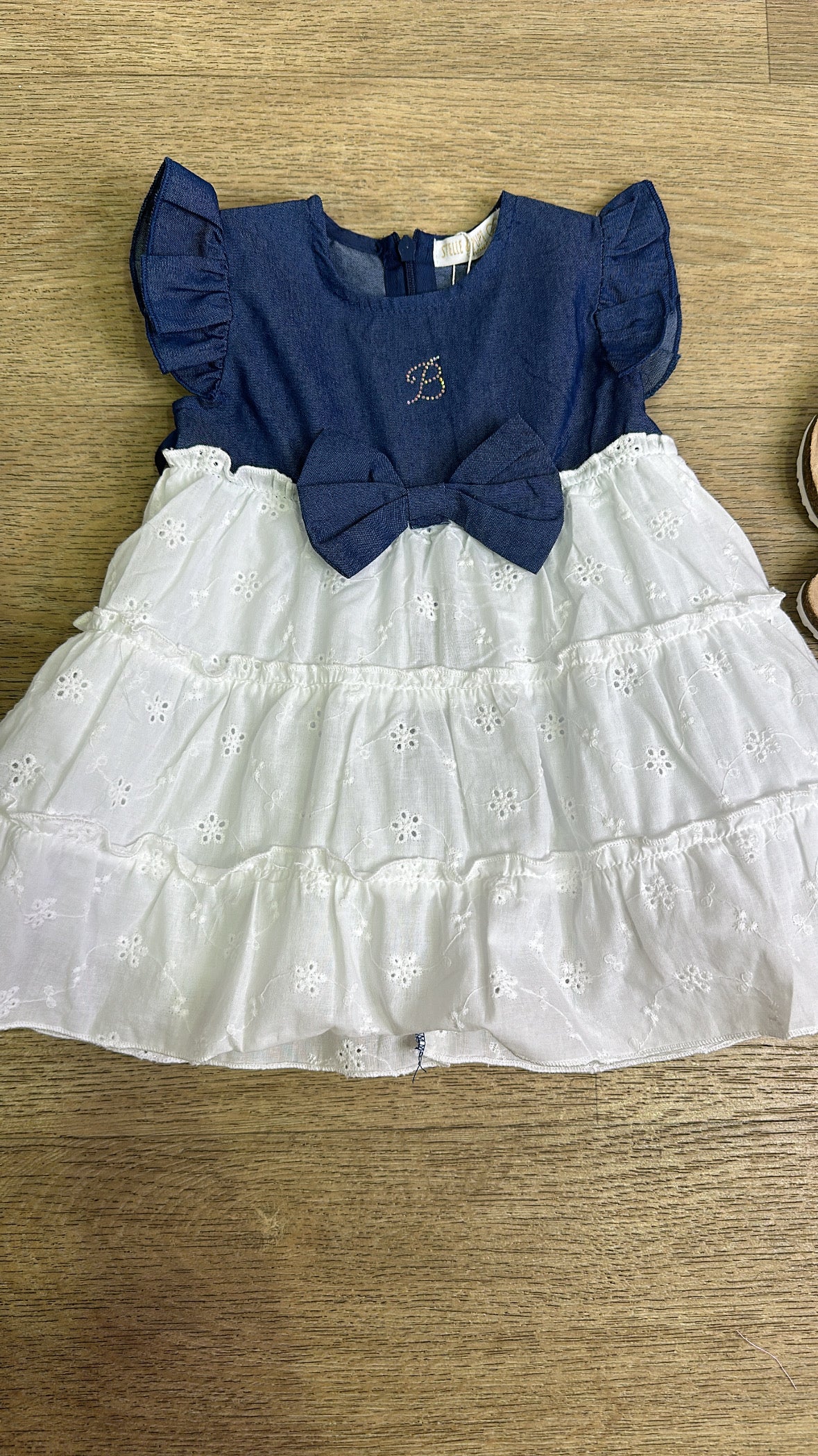 Abitino JEANS E SANGALLO 12-36M - BIANCO