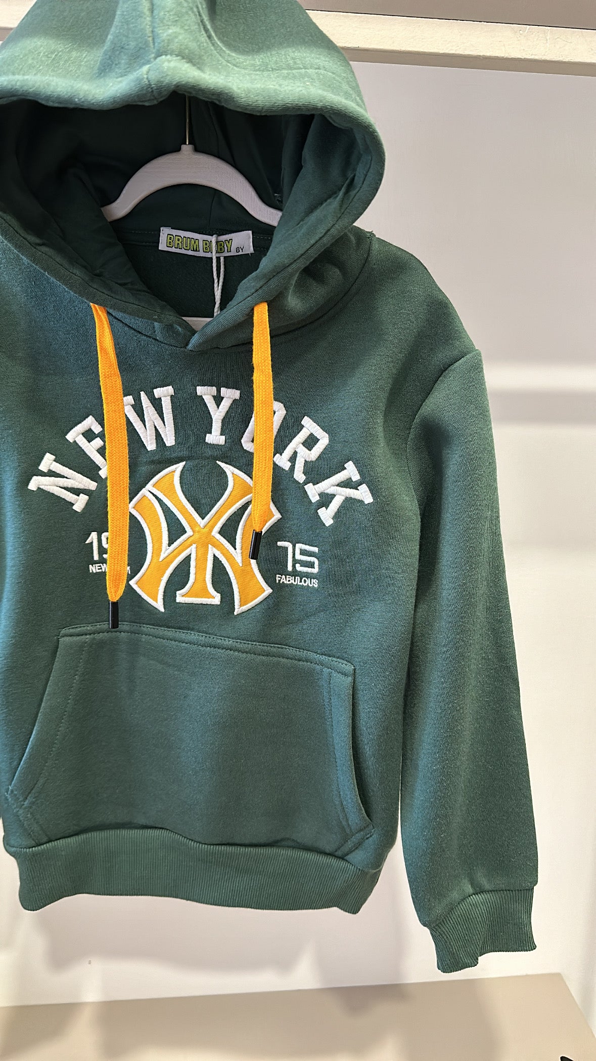 Felpa NEW YORK 4-14A - VERDE