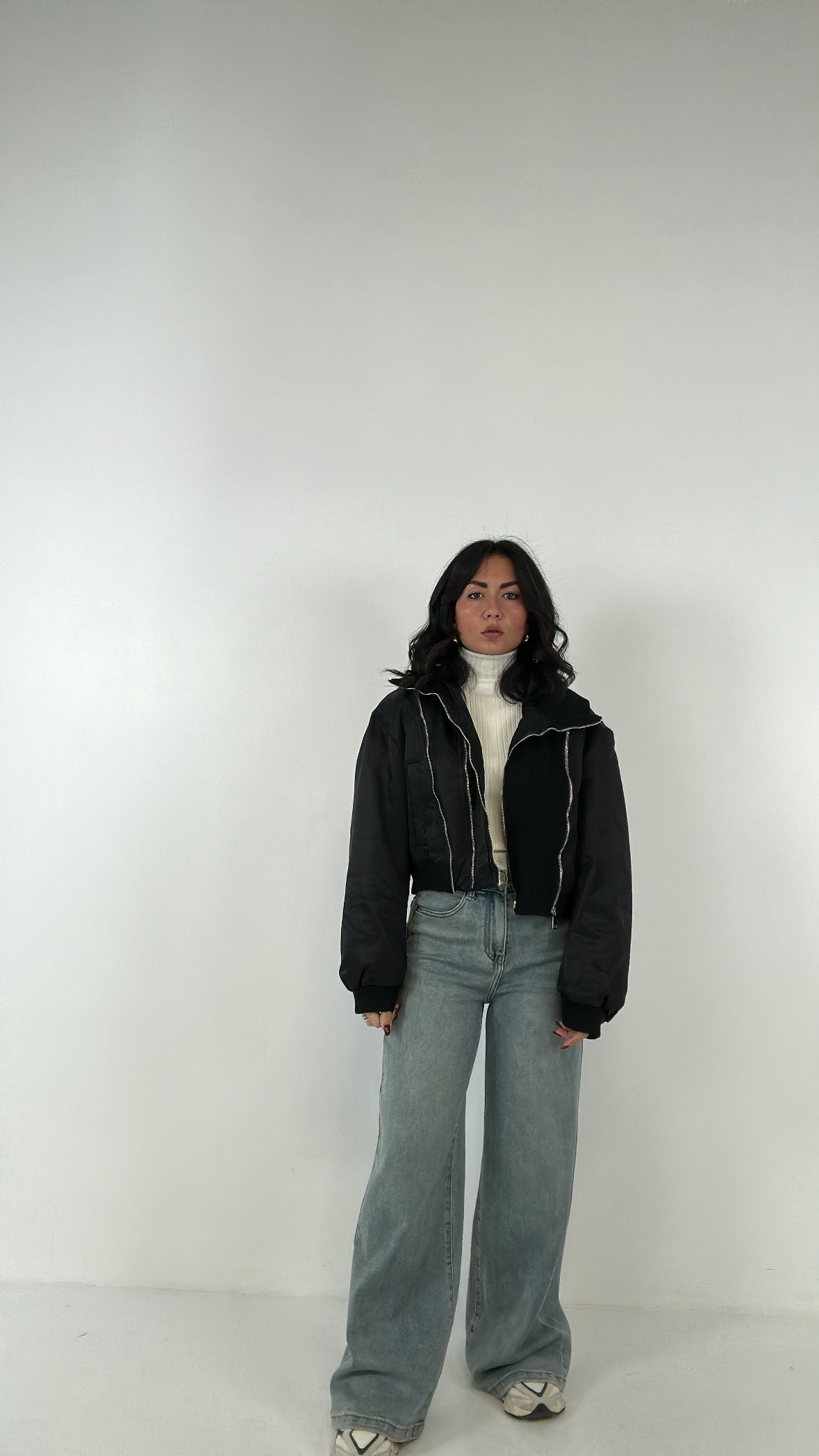 Giubbino CERNIERA - NERO