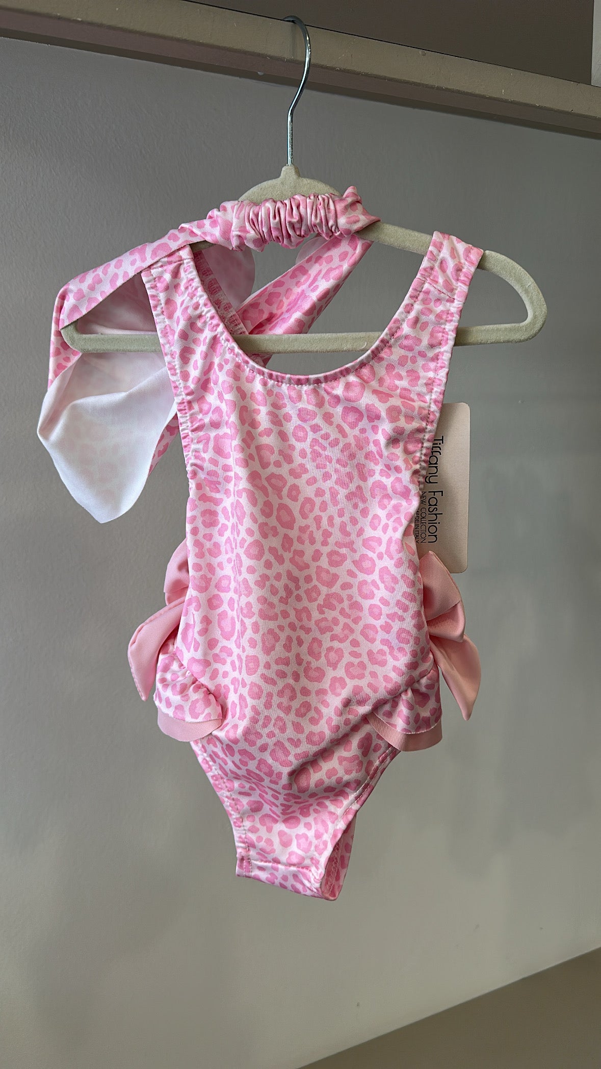 Costume INTERO CON BANDANA 2-12A - ROSA