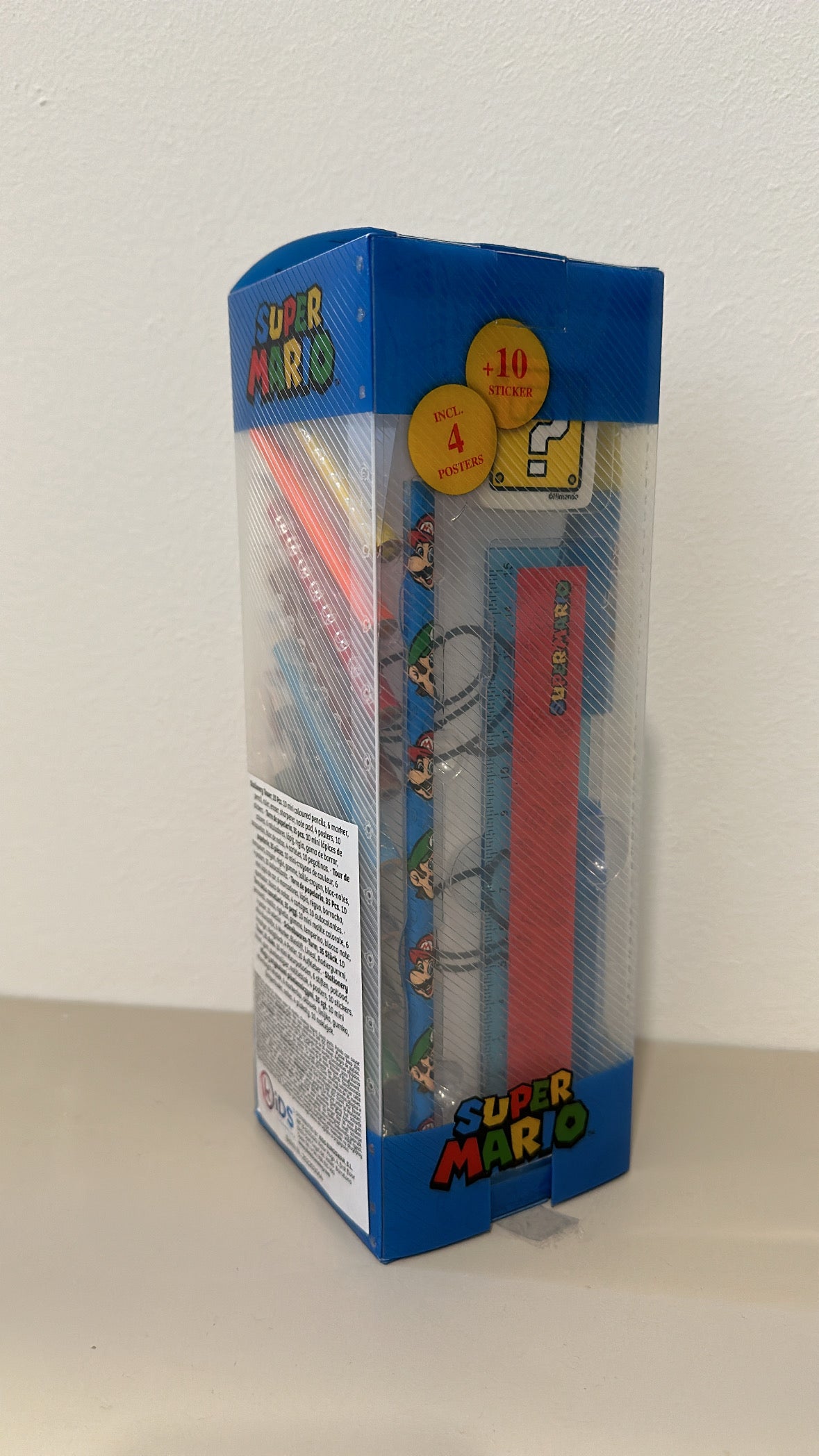 Set CANCELLERIA SUPER MARIO - AZZURRO