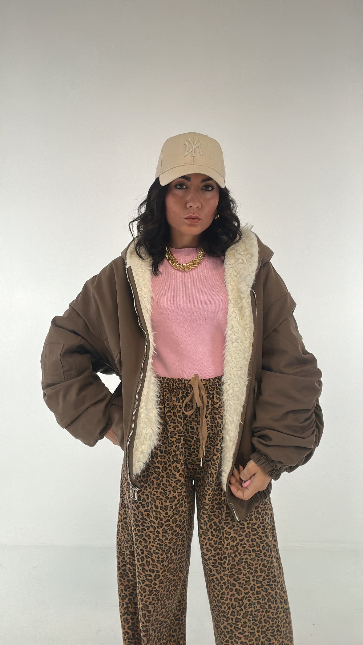 Parka LUMINA - MARRONE