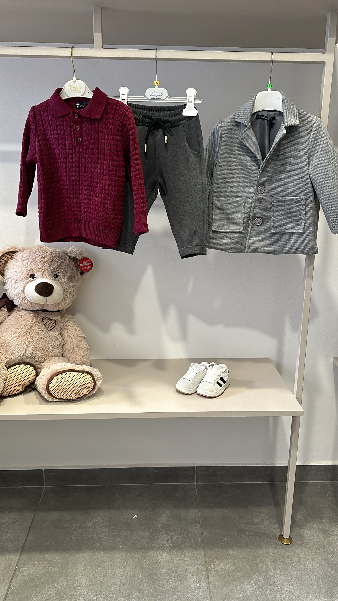 Polo IN MAGLIA 12-36M - BORDEAUX