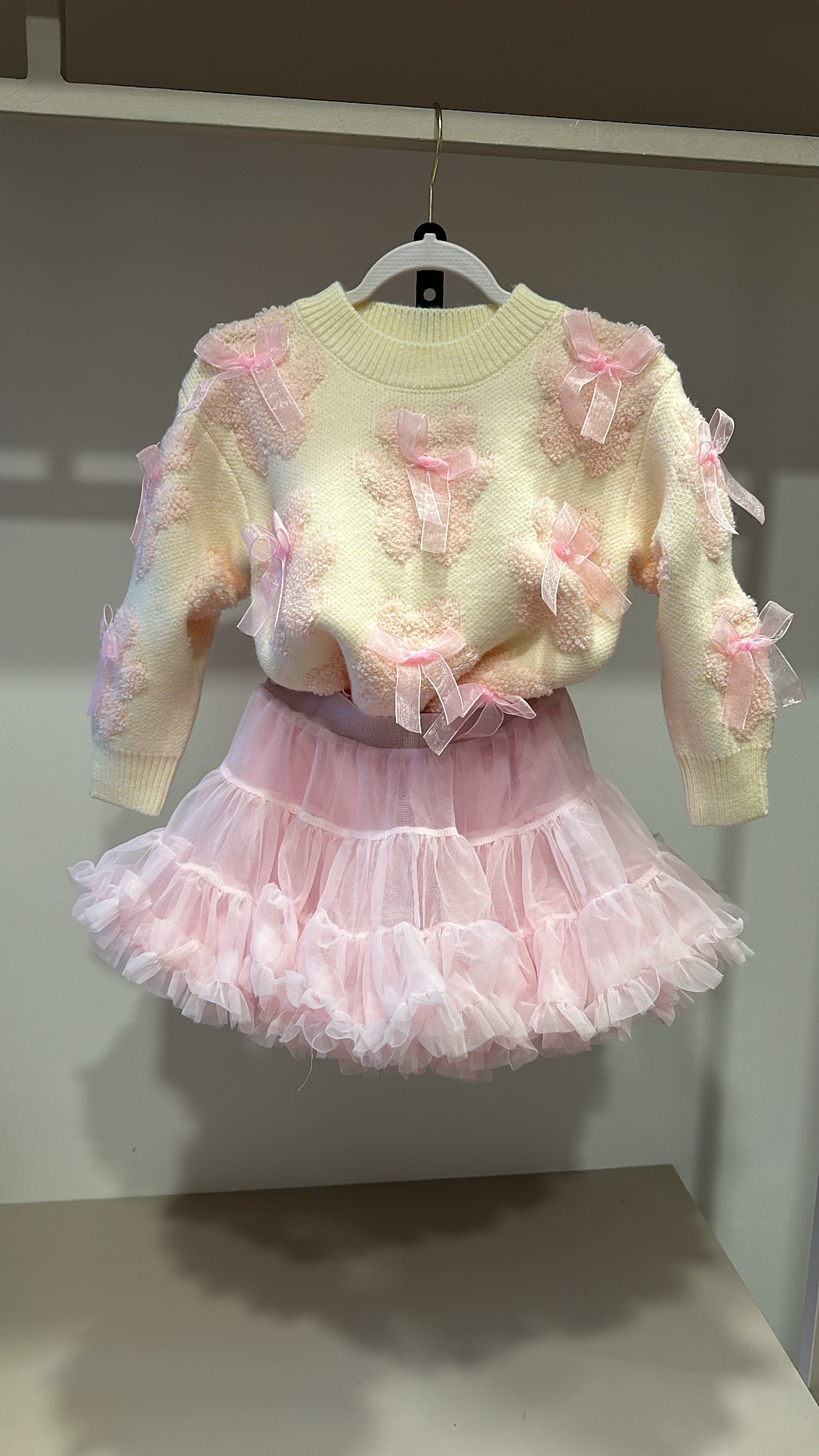 Completo CON GONNA IN TULLE - ROSA