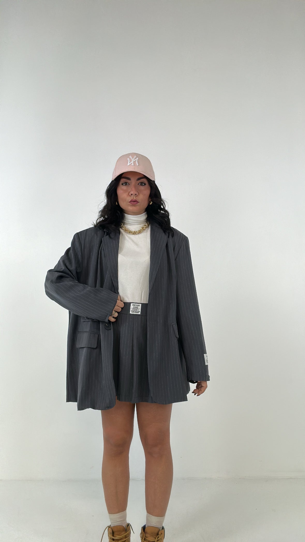 Completo GESSATO CON GONNA - GRIGIO