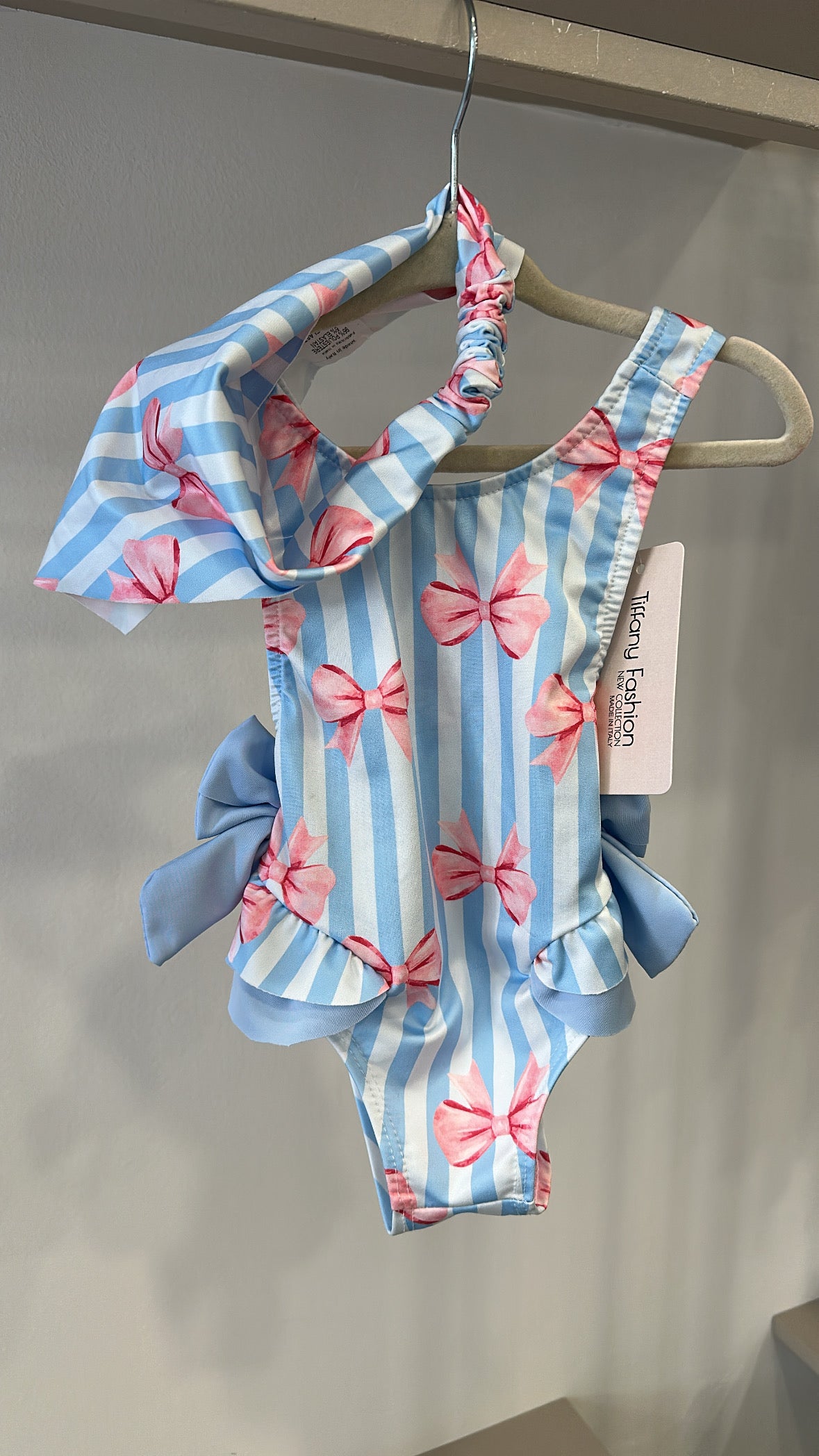 Costume INTERO CON BANDANA 2-12A - CELESTE