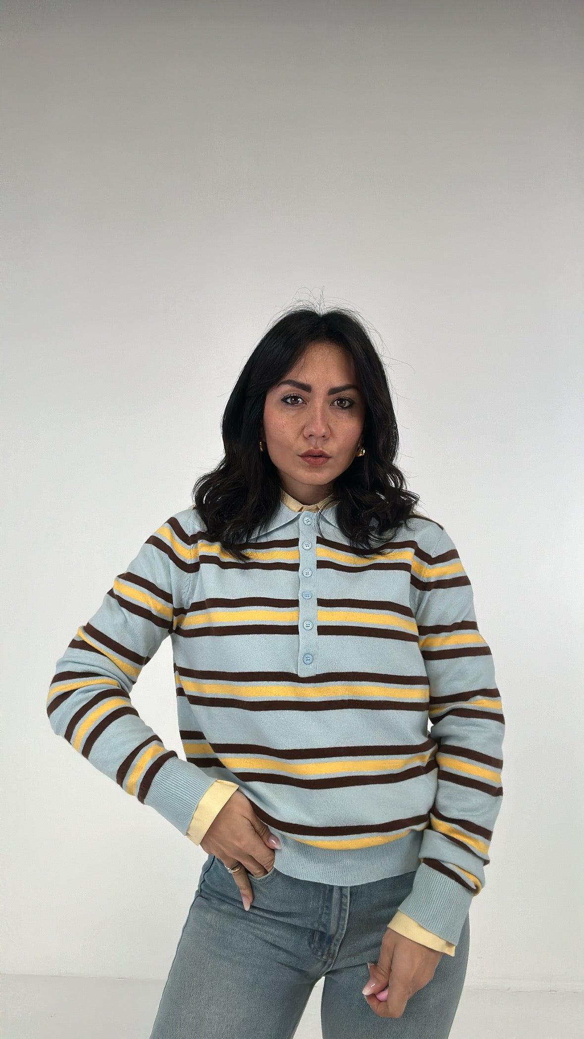 Polo NEW RIGHINO - CELESTE
