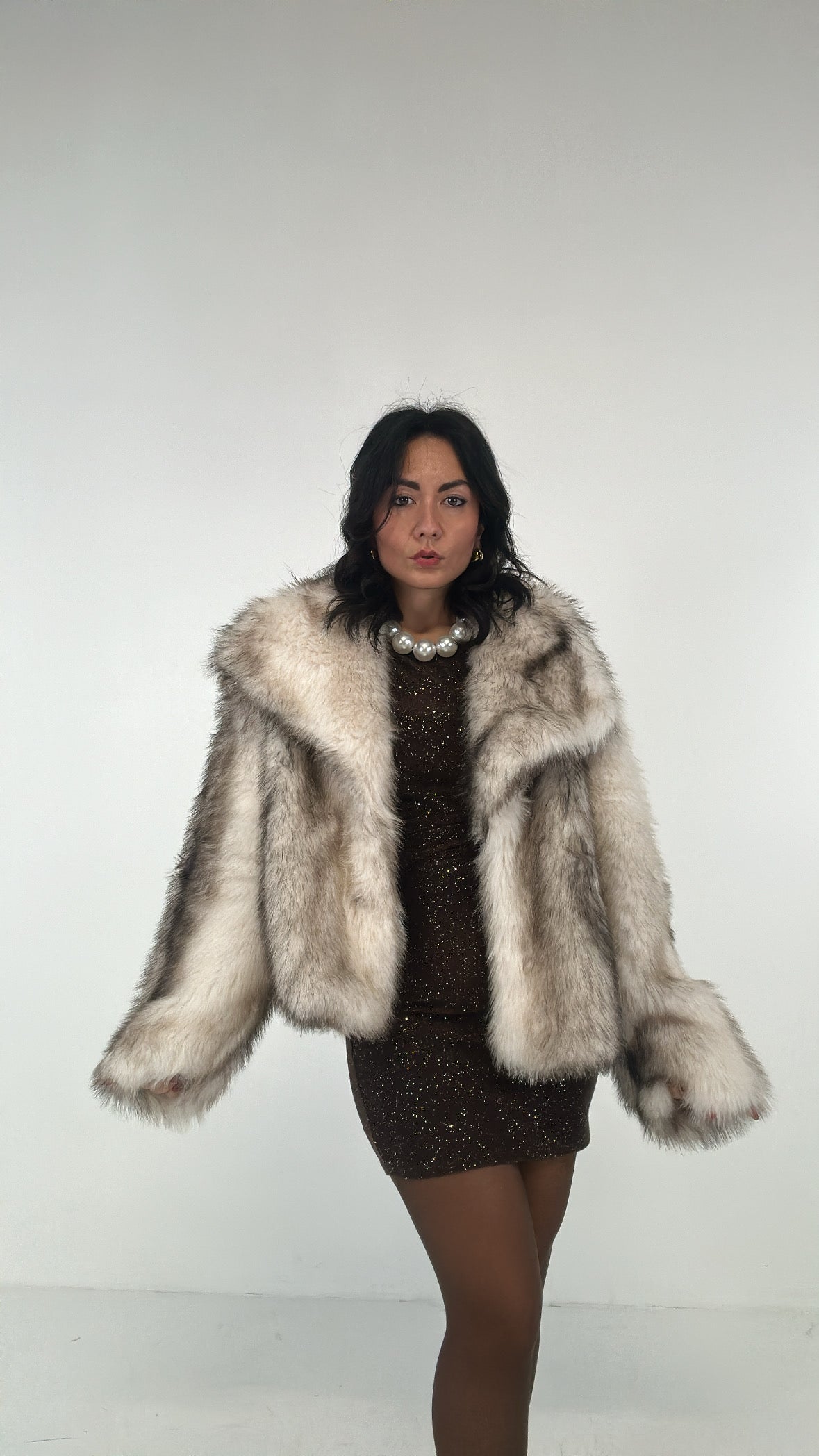 Ecopelliccia SFUMAK - BIANCO