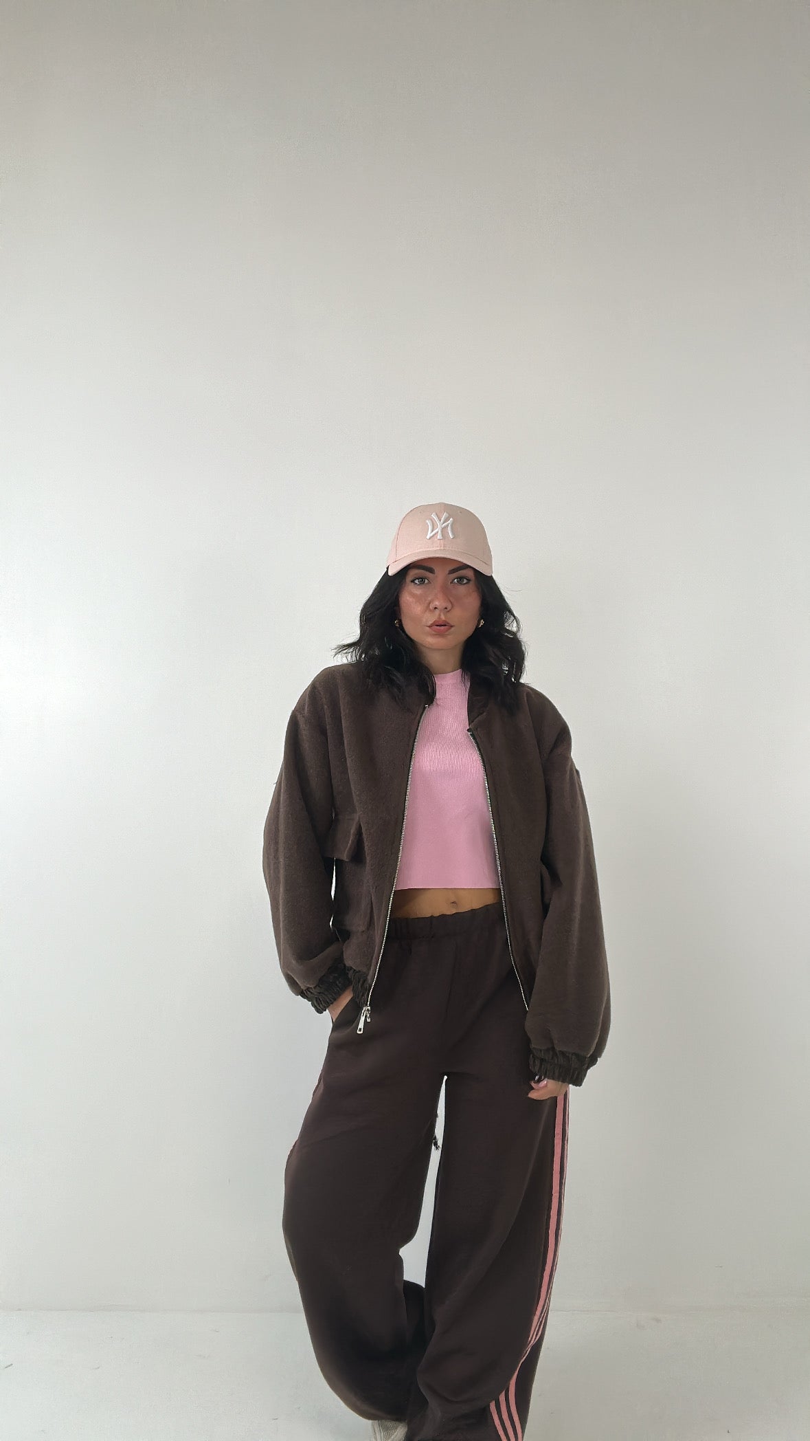 Pantalone STRIPES - MARRONE