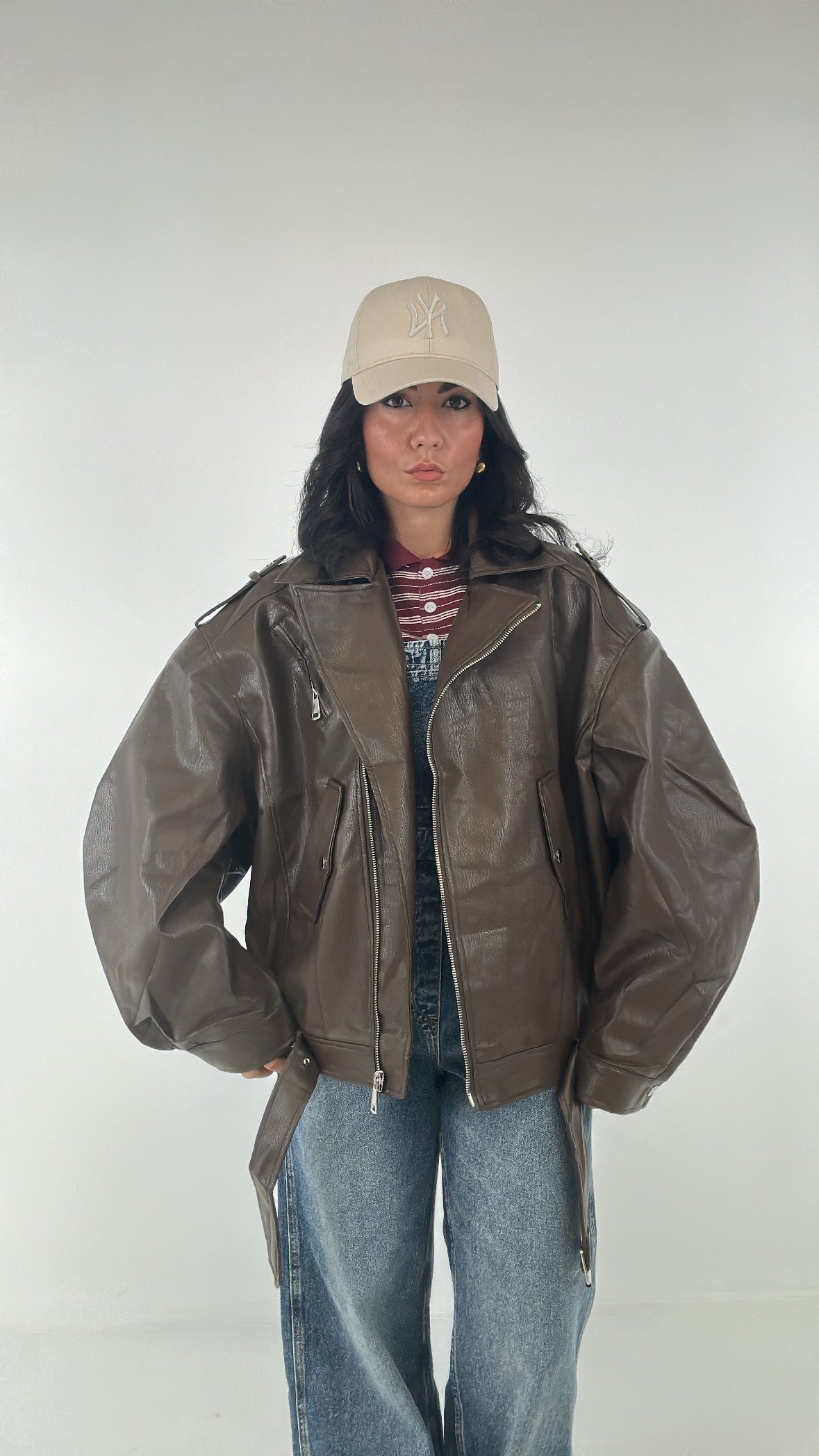 Chiodo OVER TOP QUALITY - MARRONE
