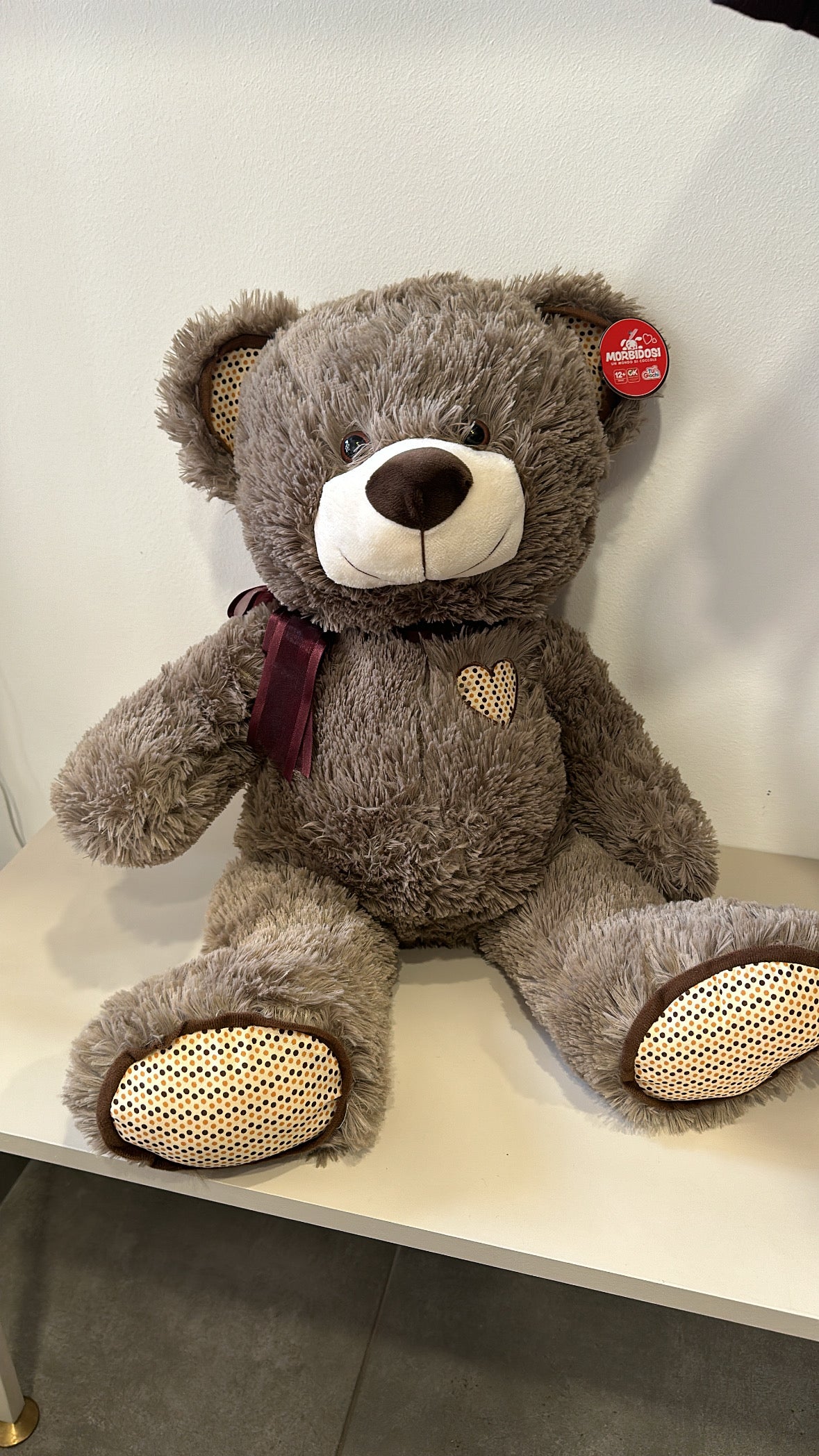 Peluche ORSO 60 CM - TORTORA