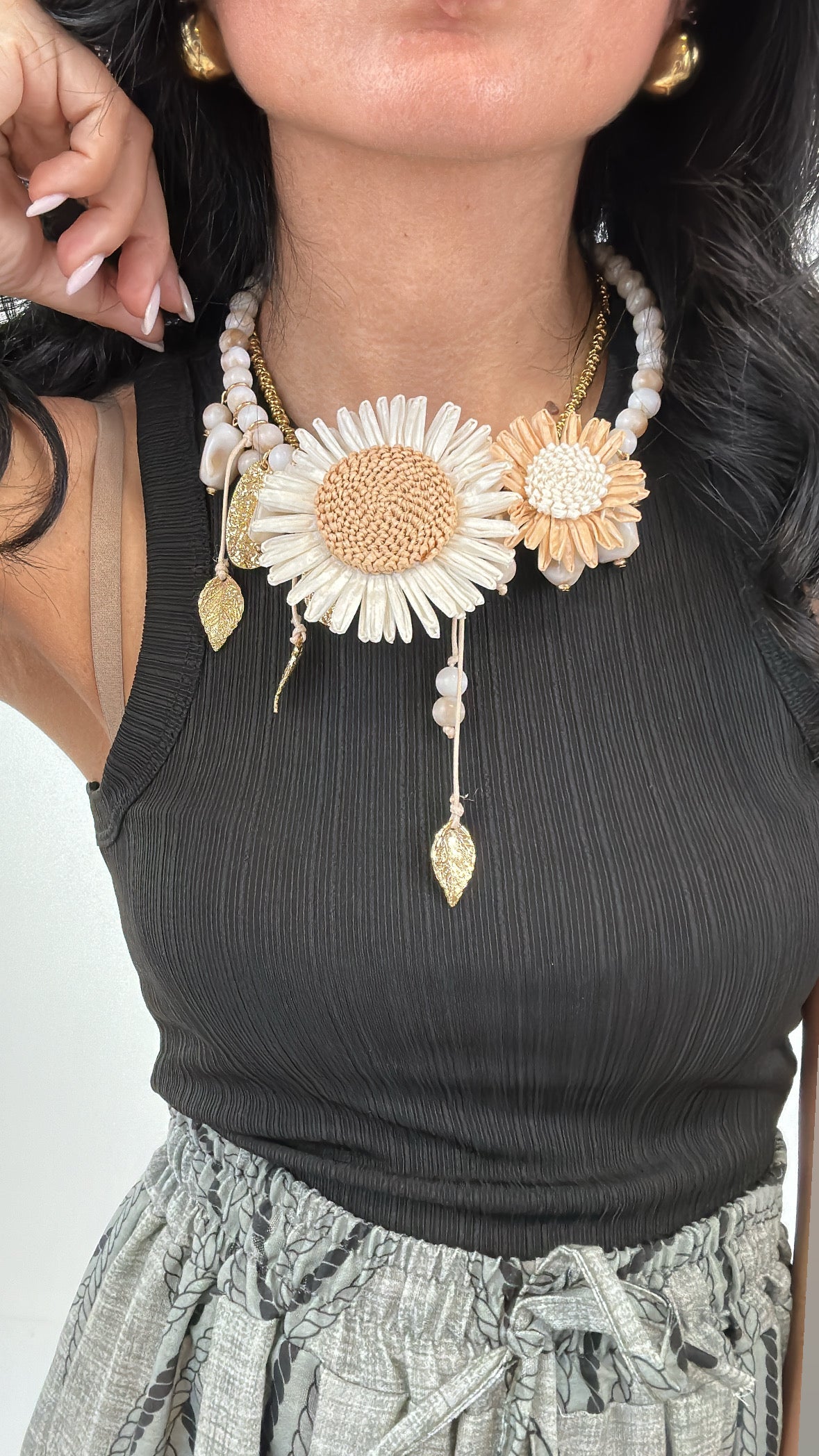 Collana FIORE - BEIGE