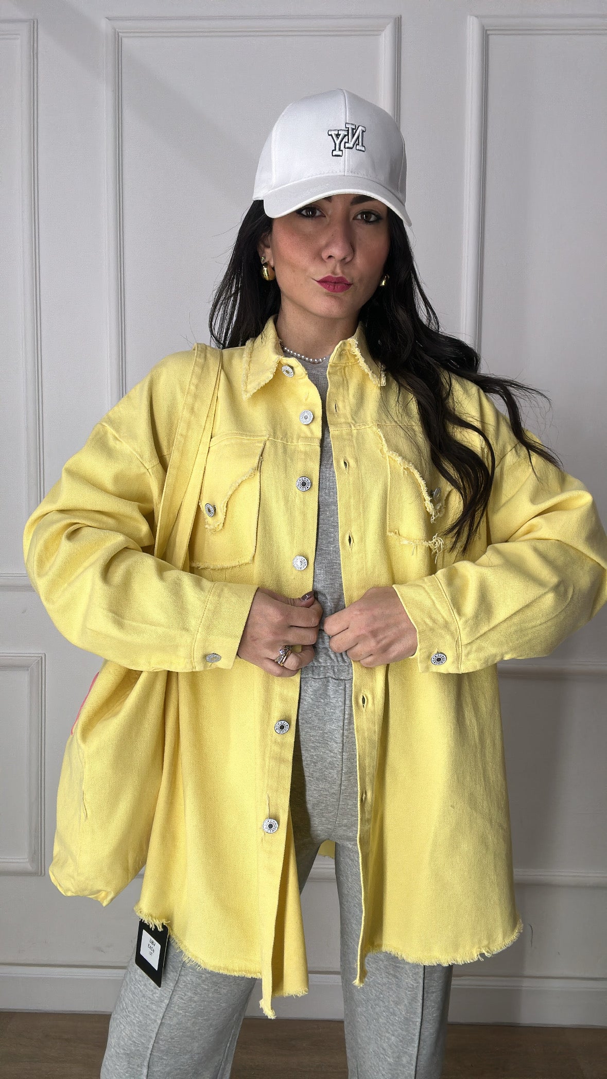 Camicia MAGICO CON BORSA - GIALLO