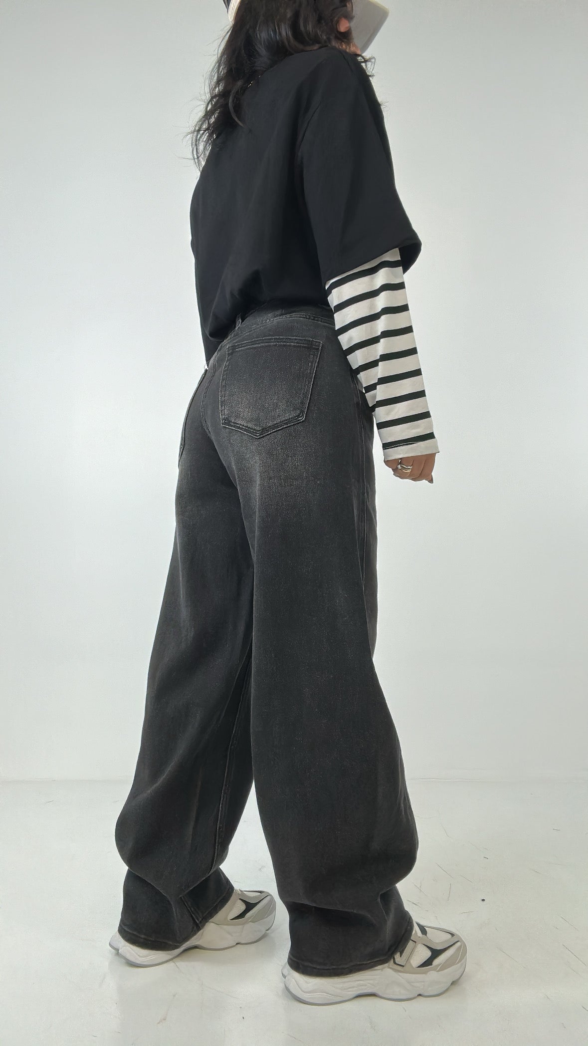 Jeans BALLOON SLAVATO - NERO