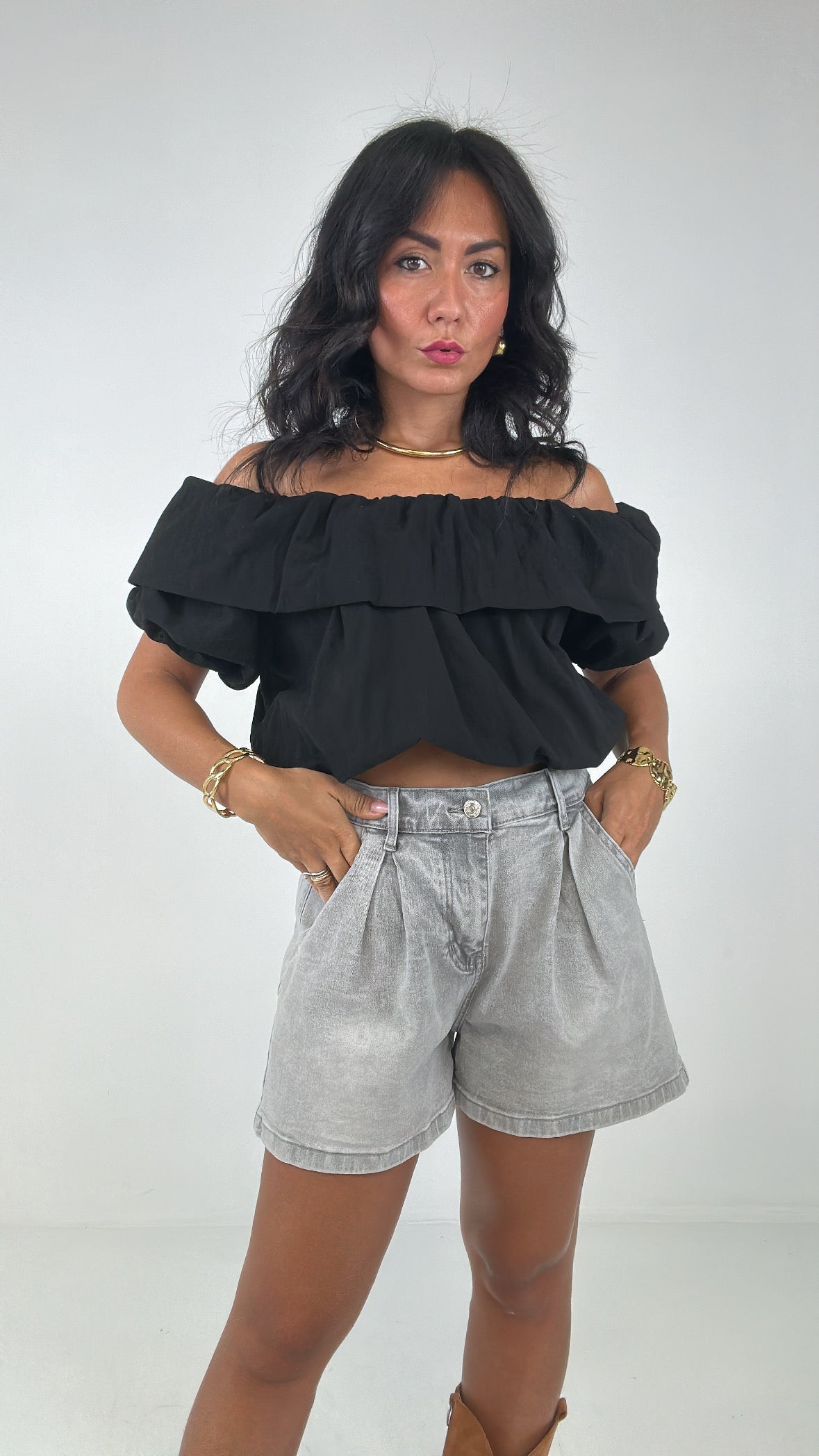 Shorts PENCE - GRIGIO