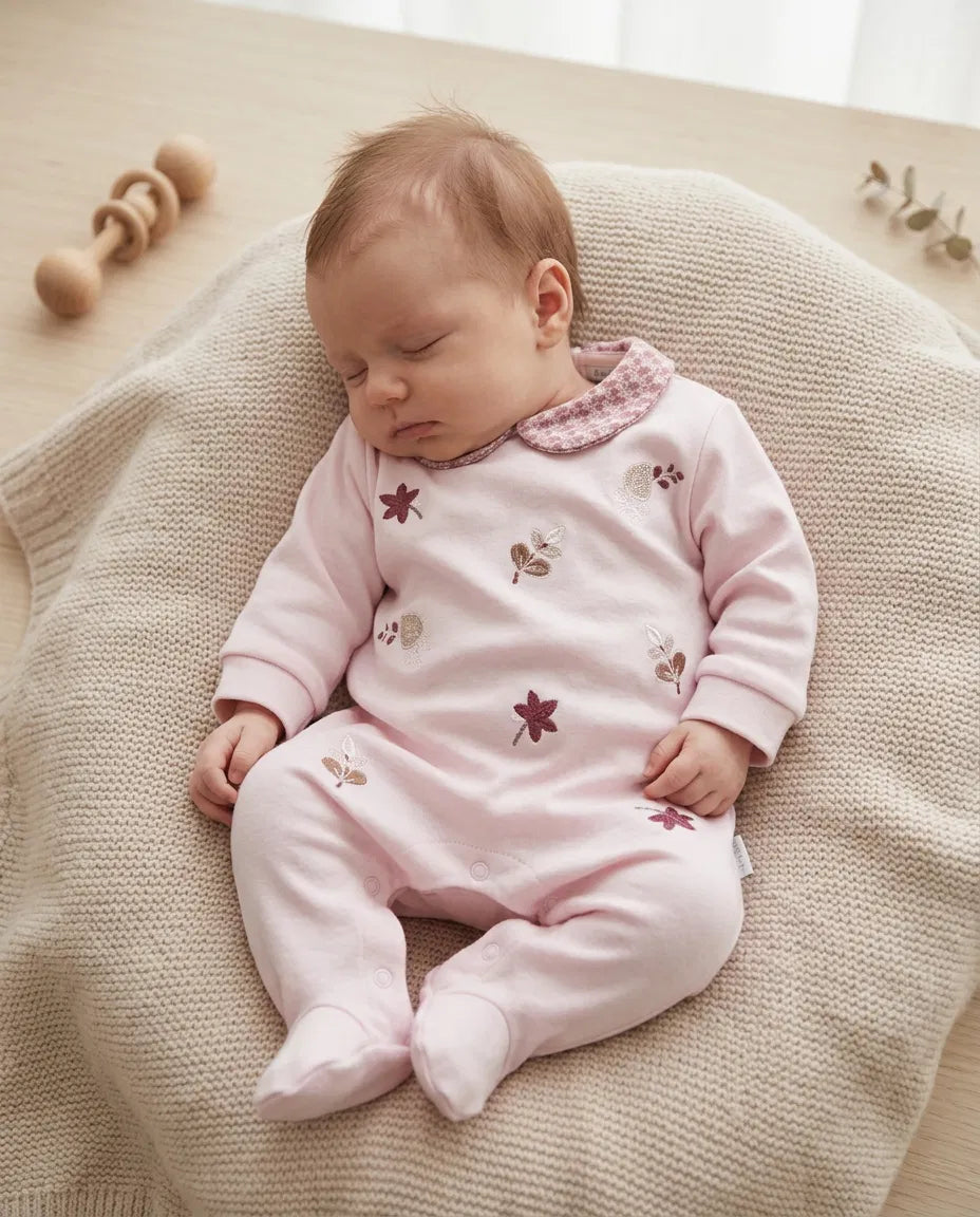 TutIna CALDO COTONE FIOR DI FOGLIE - ROSA