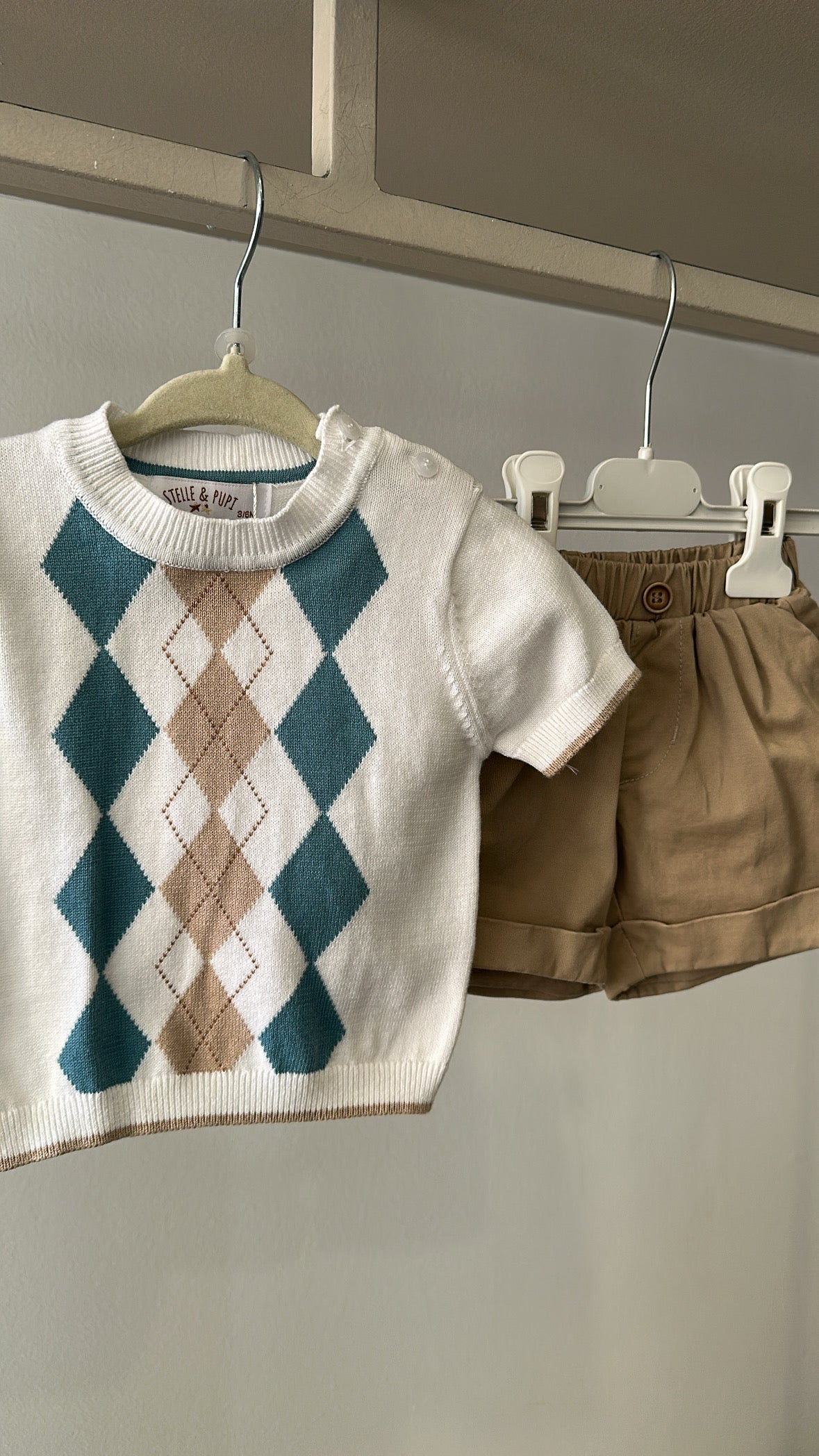 Completo ROMBO 3-18M - BEIGE