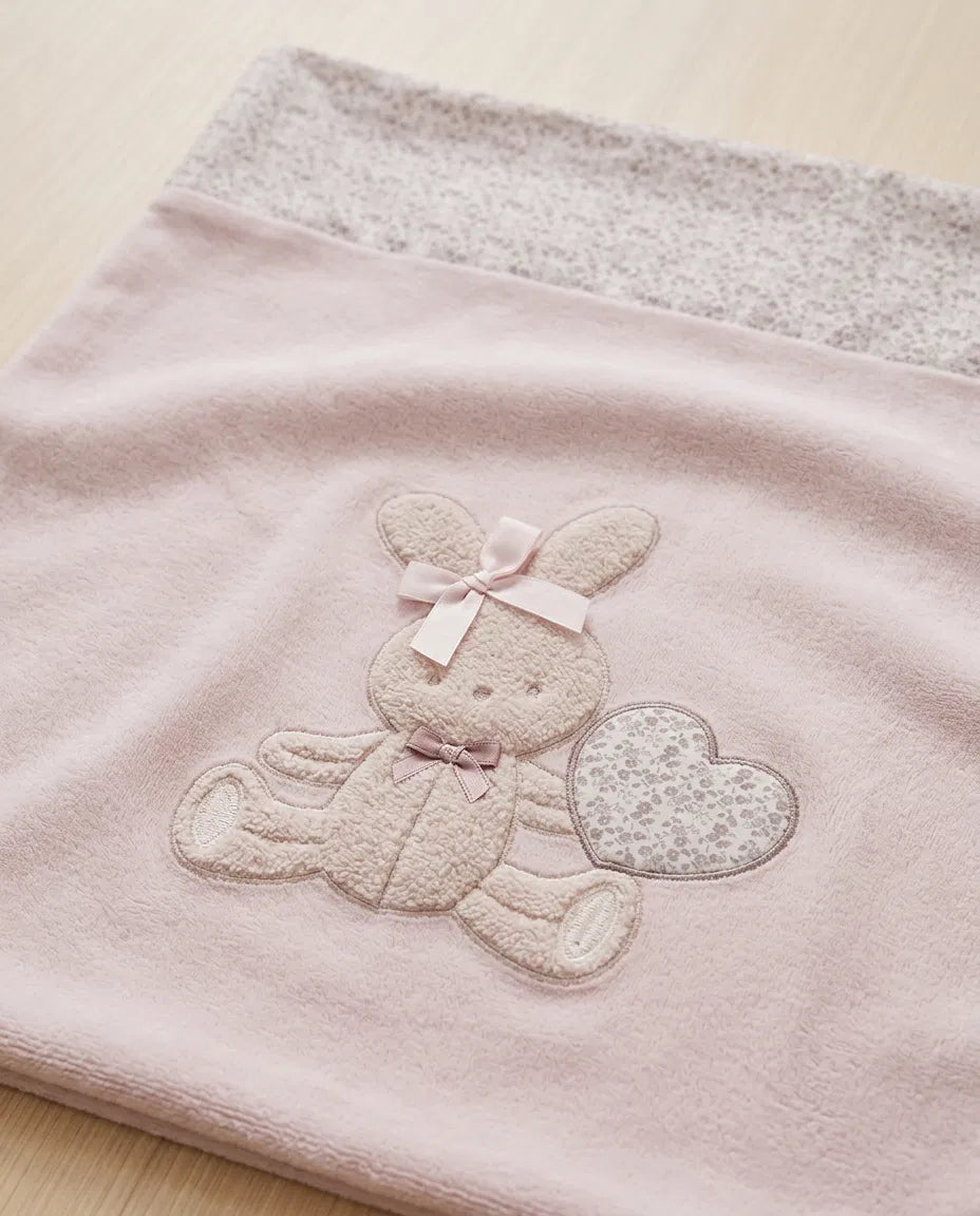 Coperta CONIGLIETTO FIOCCO - ROSA