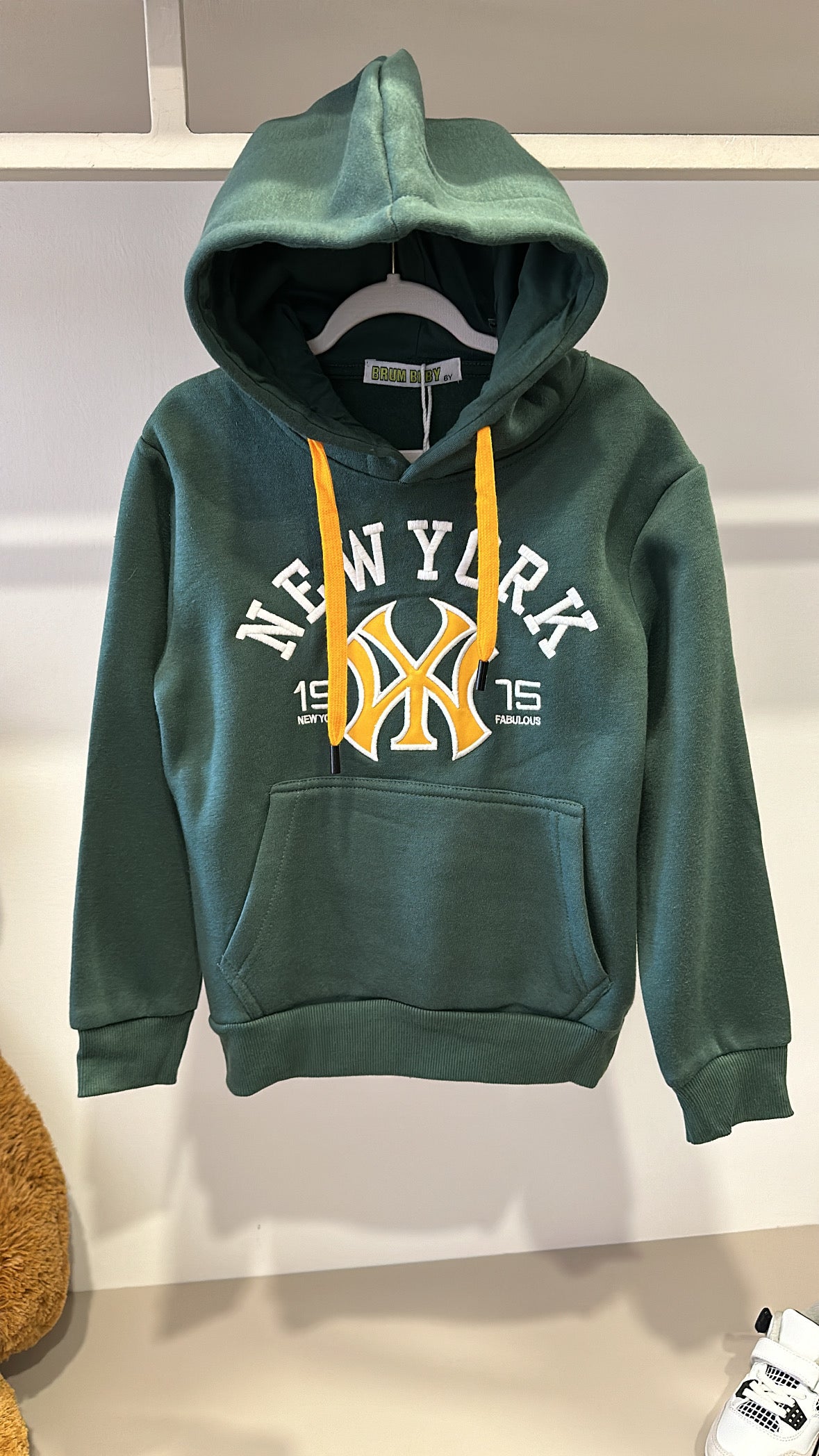 Felpa NEW YORK 4-14A - VERDE