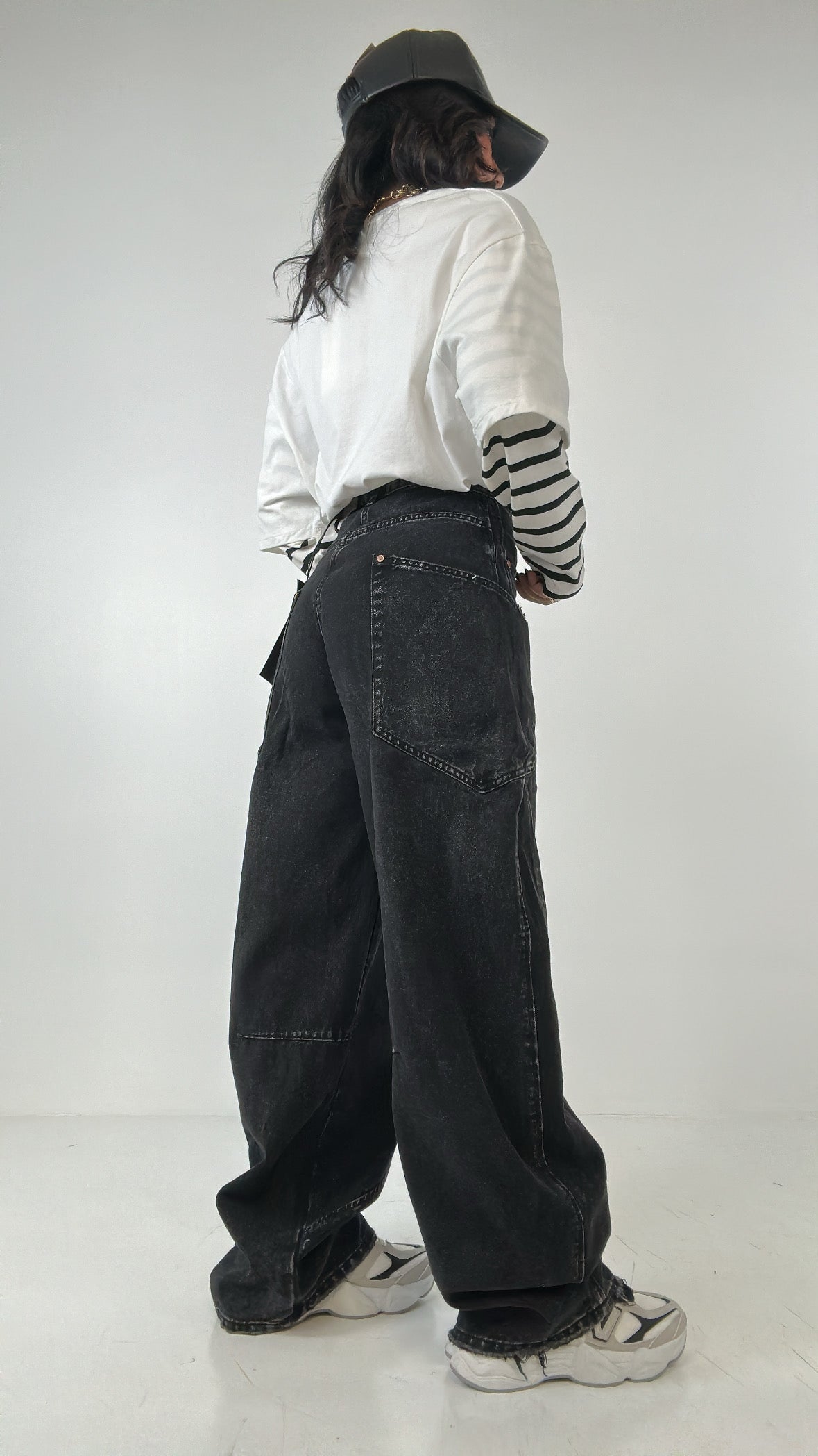 Jeans MEGA BALLON - NERO