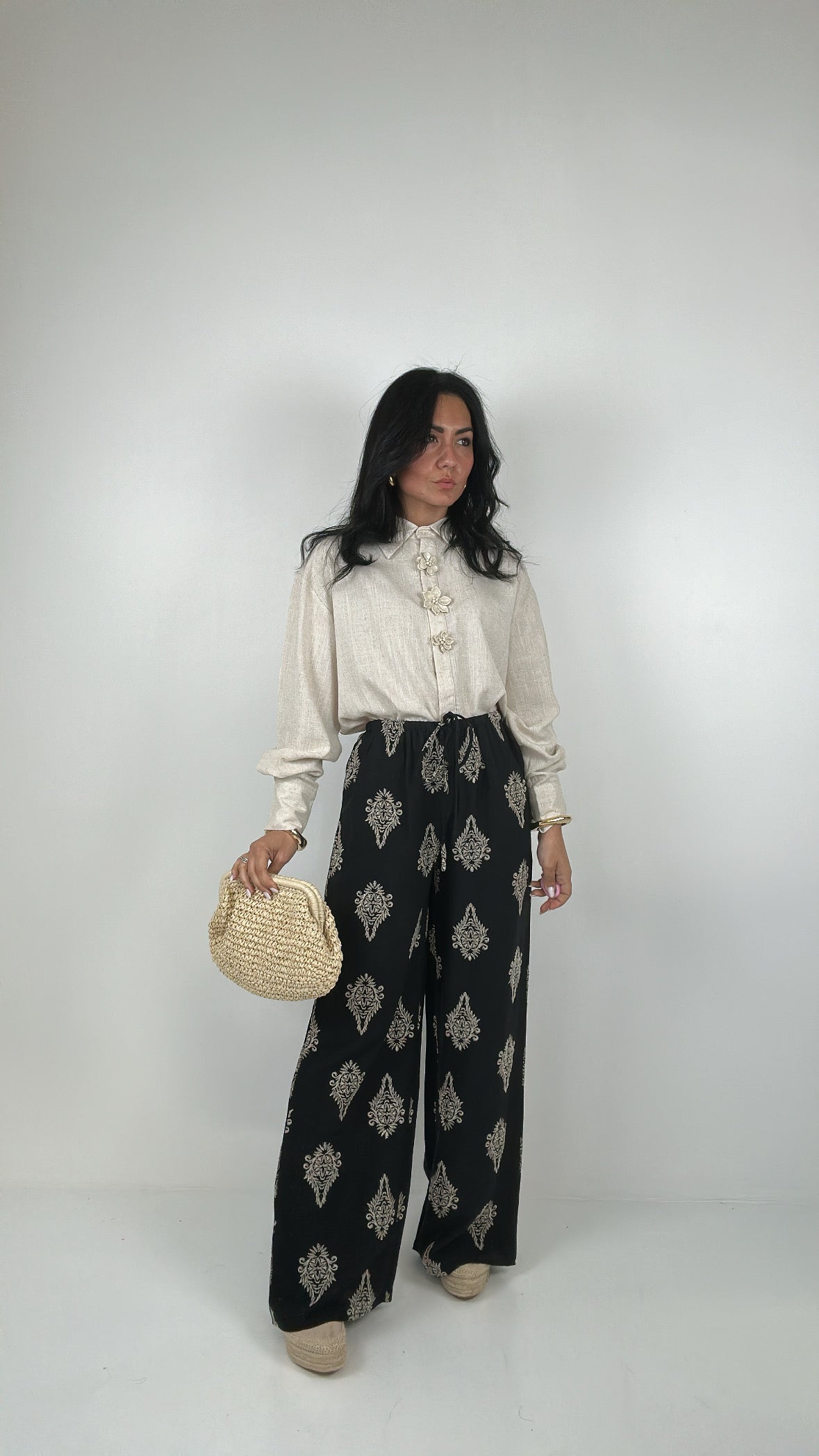Pantalone ORIGAMI - NERO