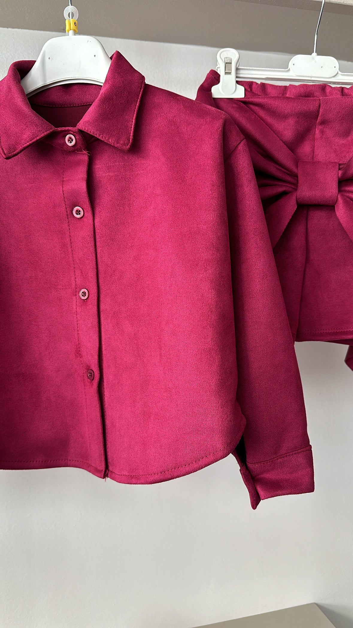 Coordinato CON GONNA FIOCCO 4-14A - BORDEAUX