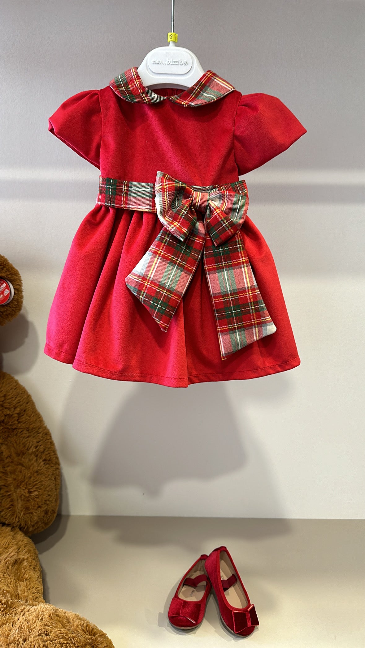 Vestitino FIOCCO 12-30M - ROSSO