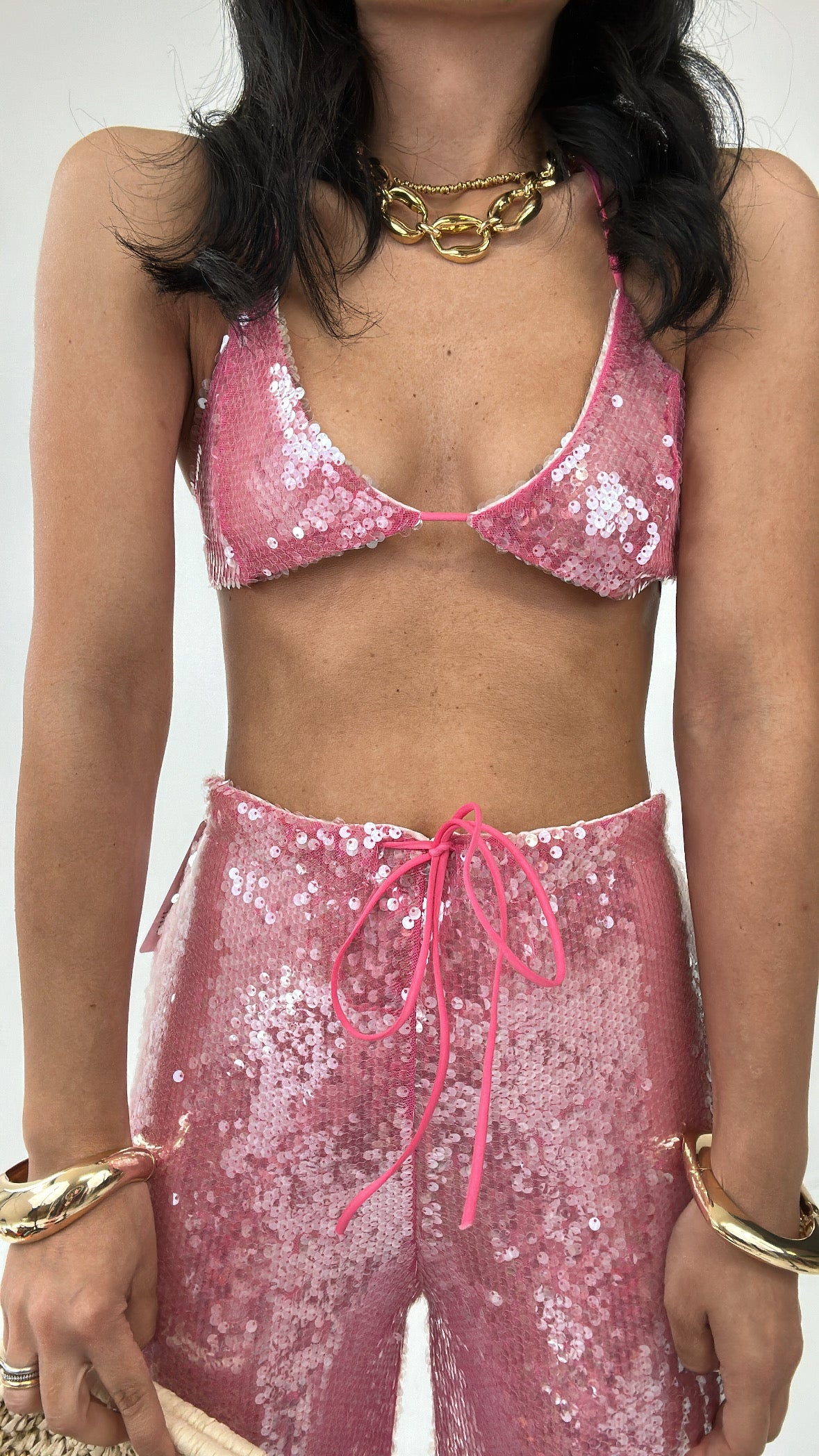 Completo PAILLETTES - ROSA
