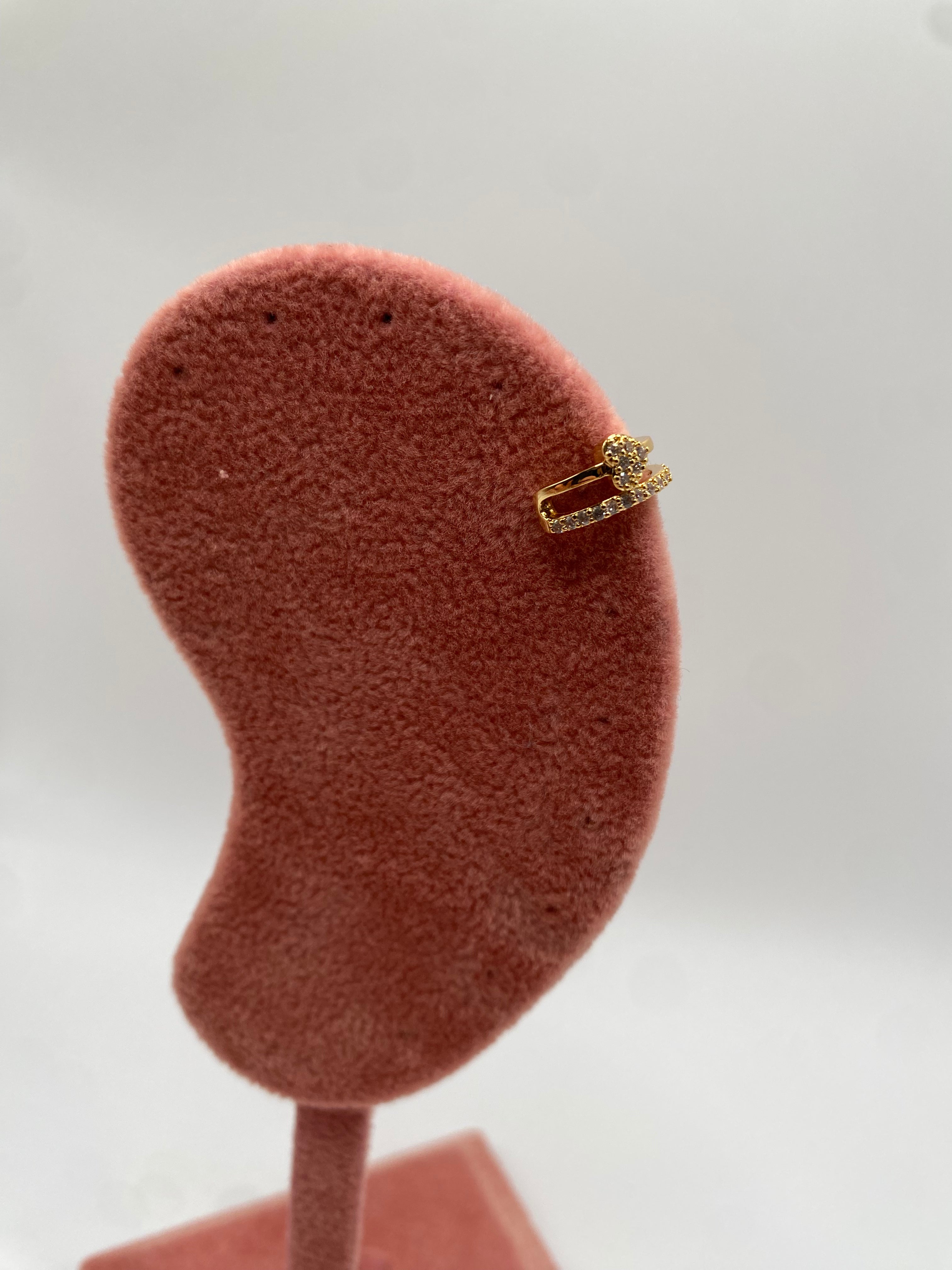 Orecchino DOCHAIS CUORE BRIL - ORO