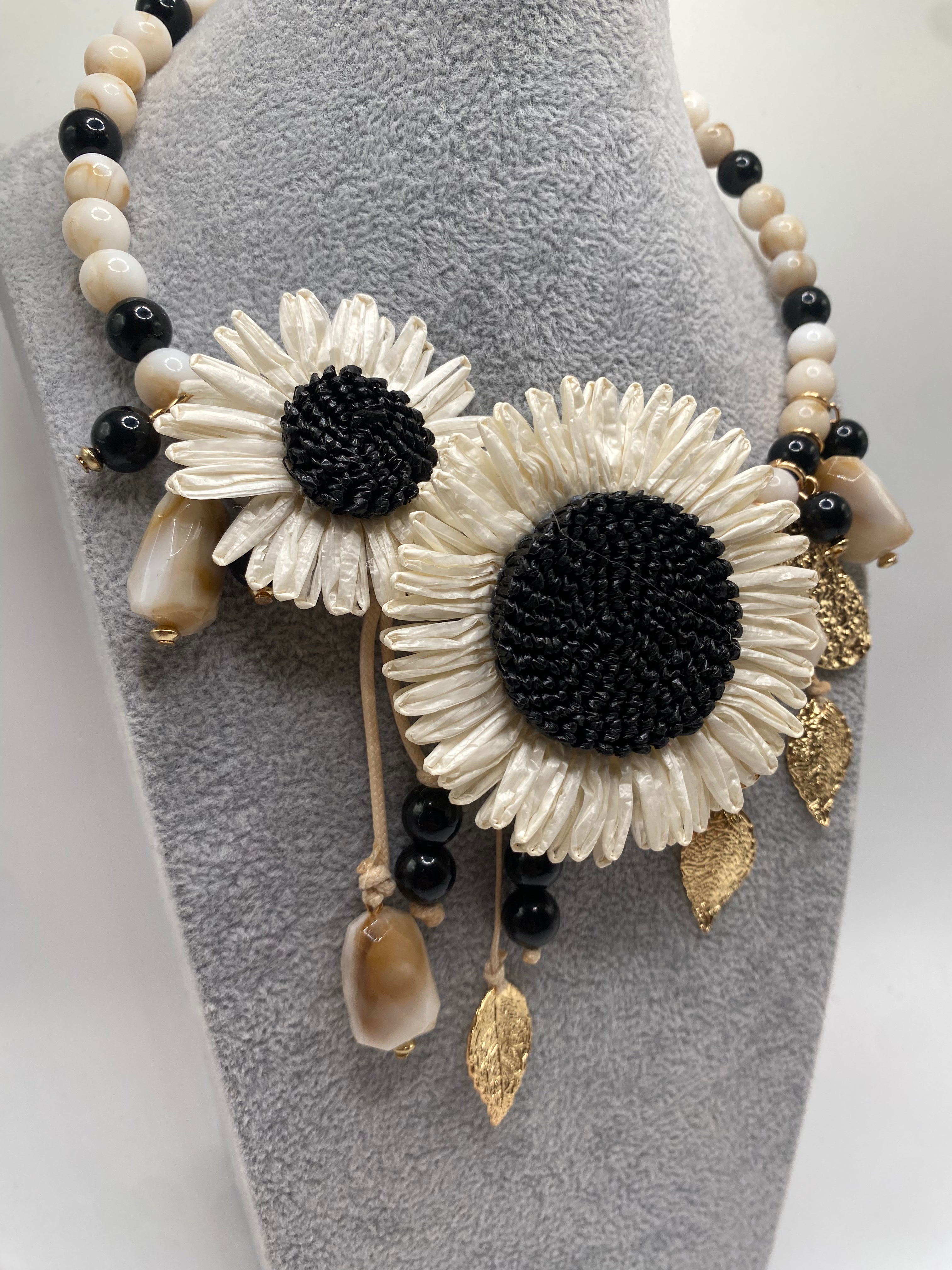 Collana FIORE - NERO
