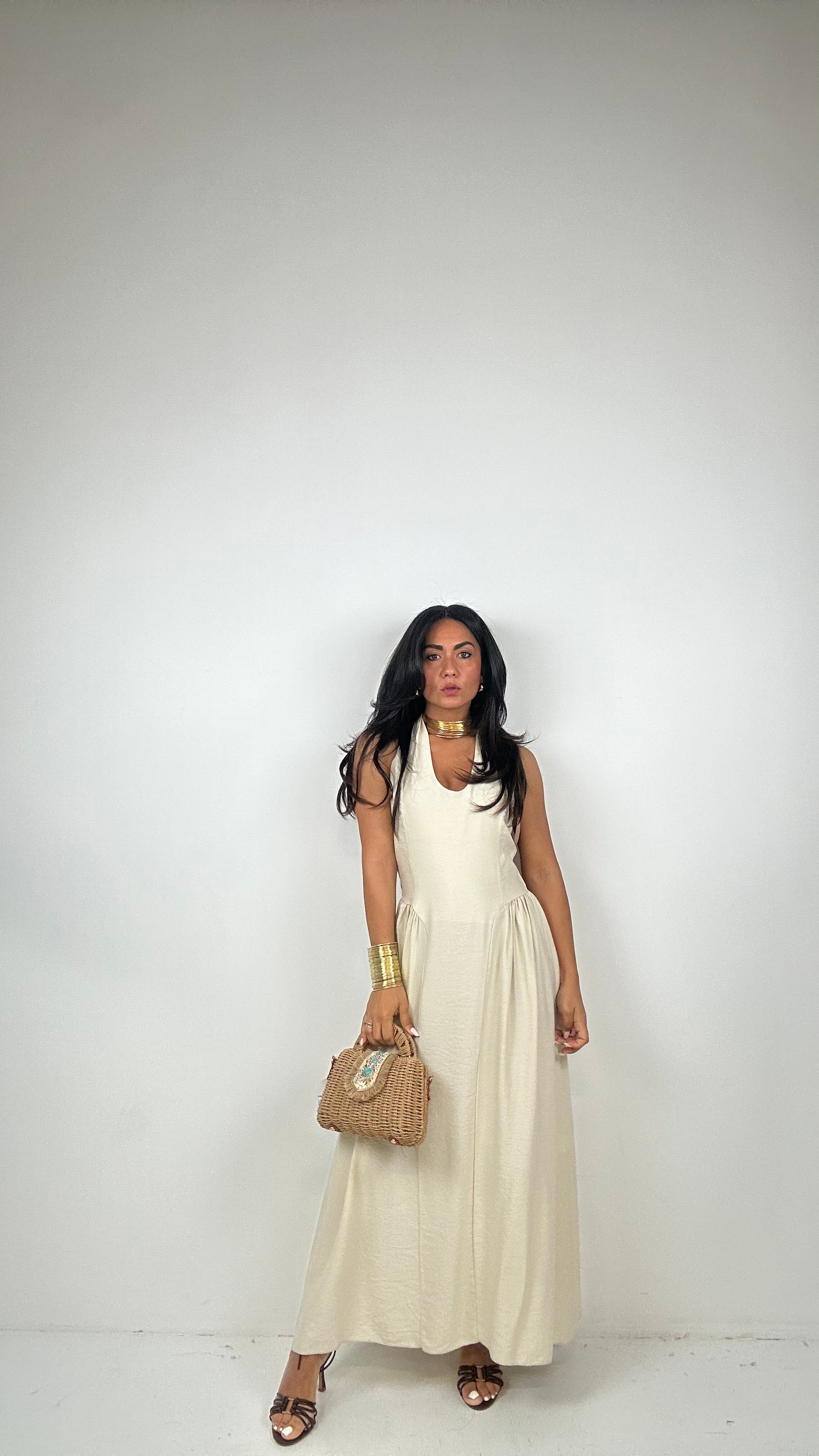Vestito ESME - BEIGE