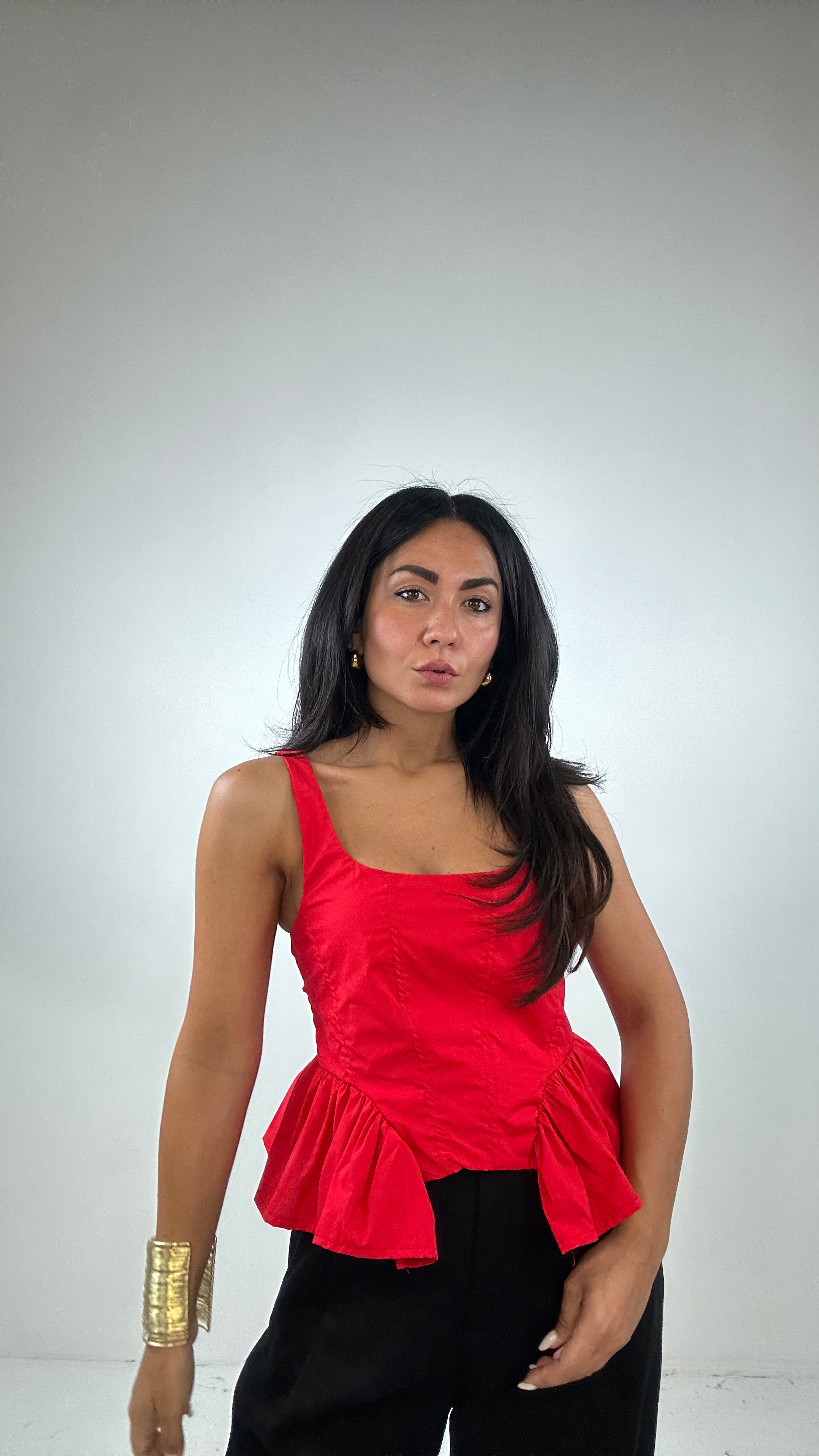 Top NAOMI - ROSSO