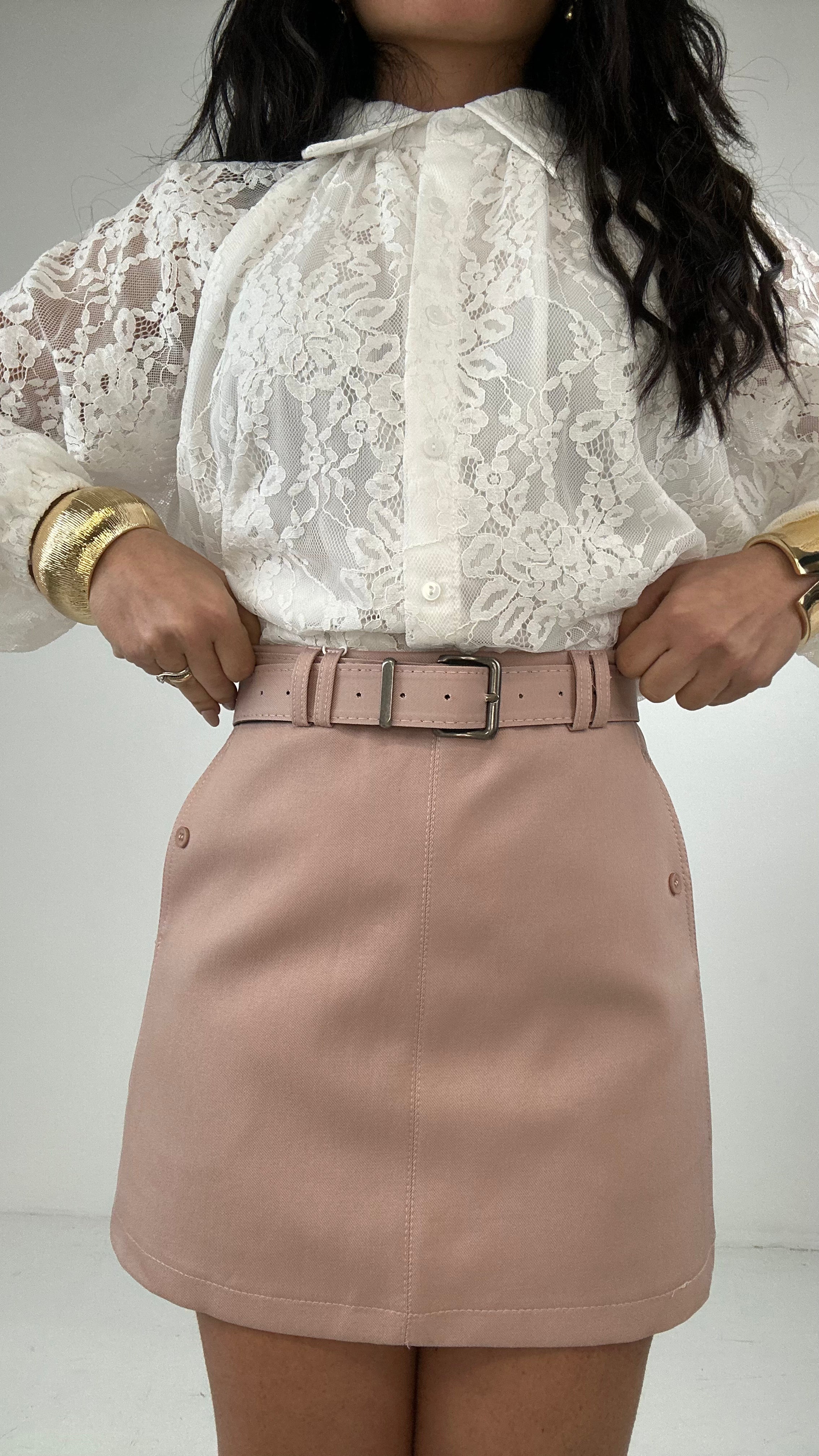 Gonna CON CINTURA TOP - ROSA