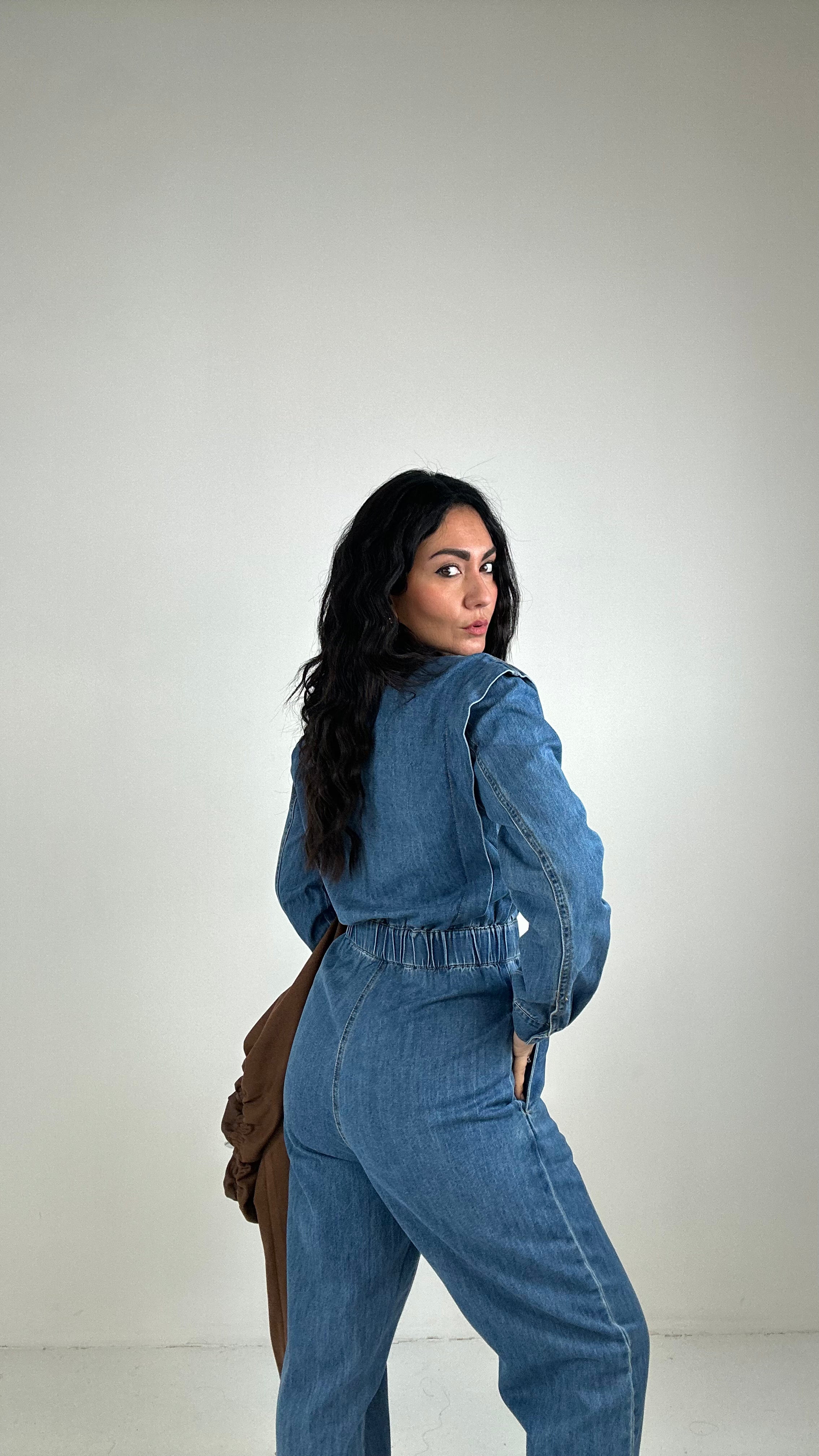Tuta DENIM FINTASPALLINA - JEANS