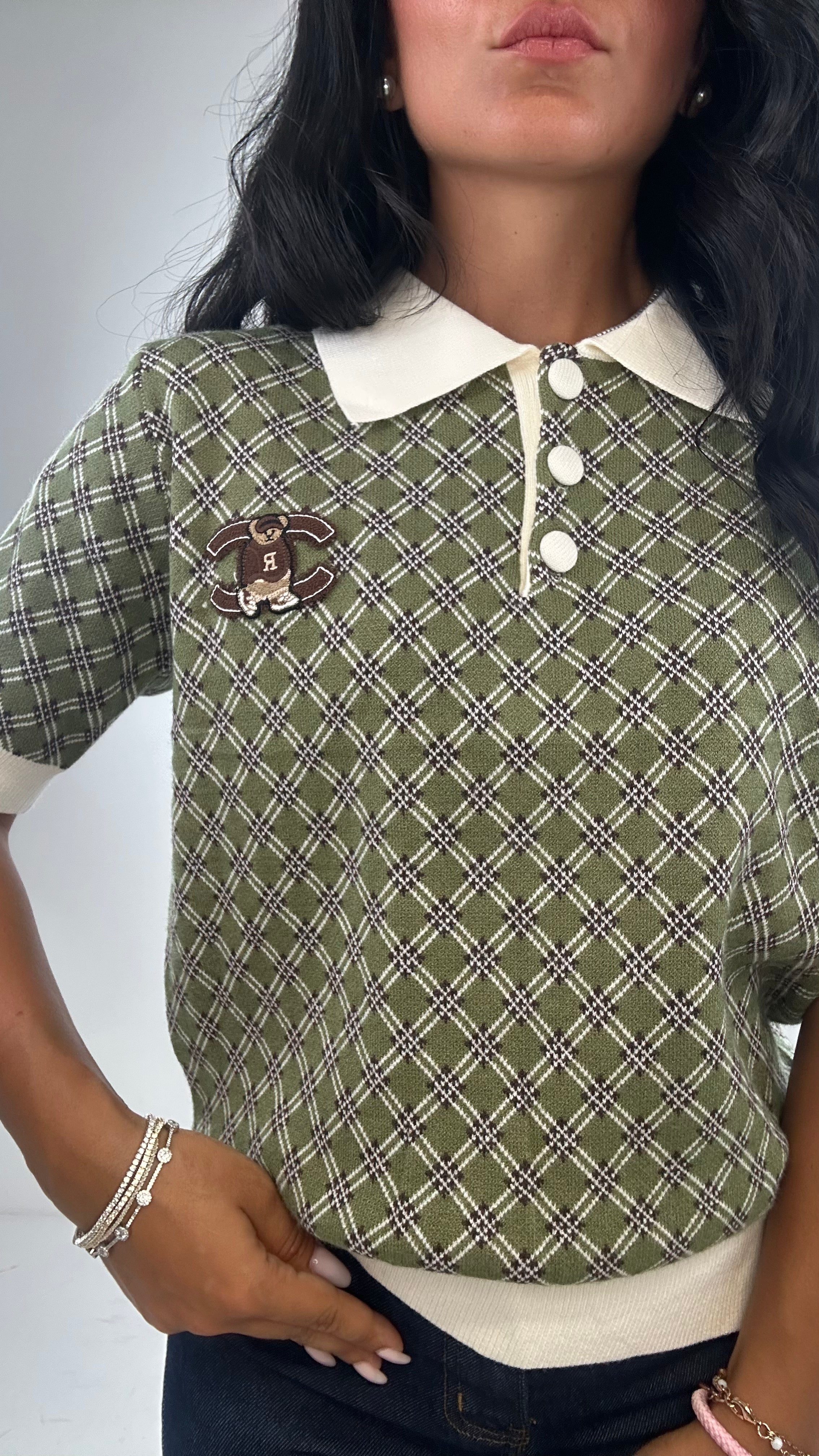 Polo ROMBO CHANNY - VERDE