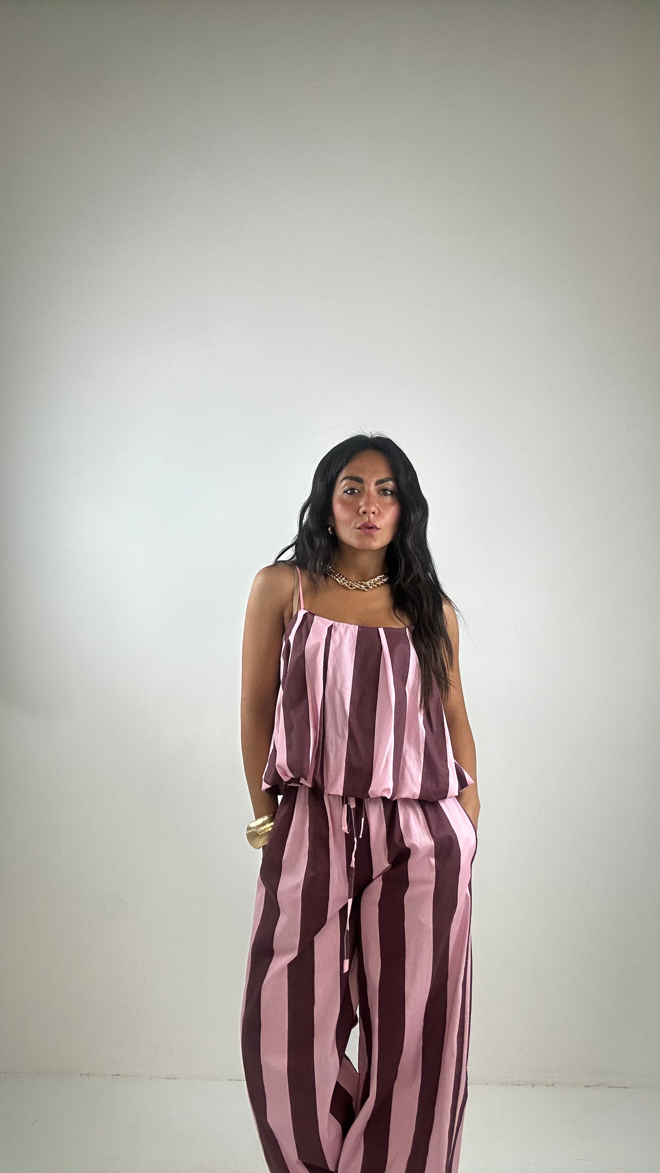 Completo A RIGHE - ROSA