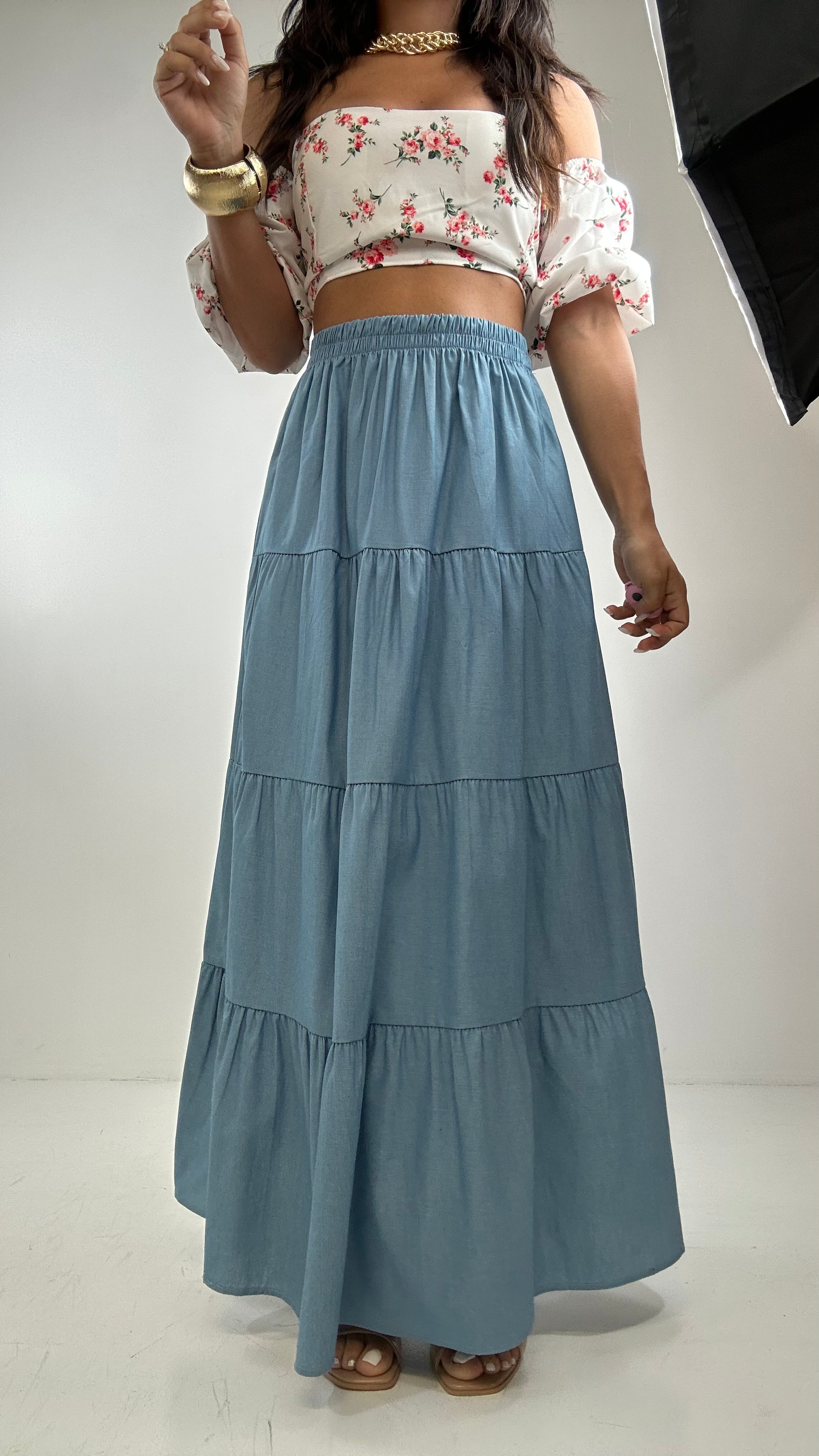 Gonna IN DENIM - JEANS CHIARO