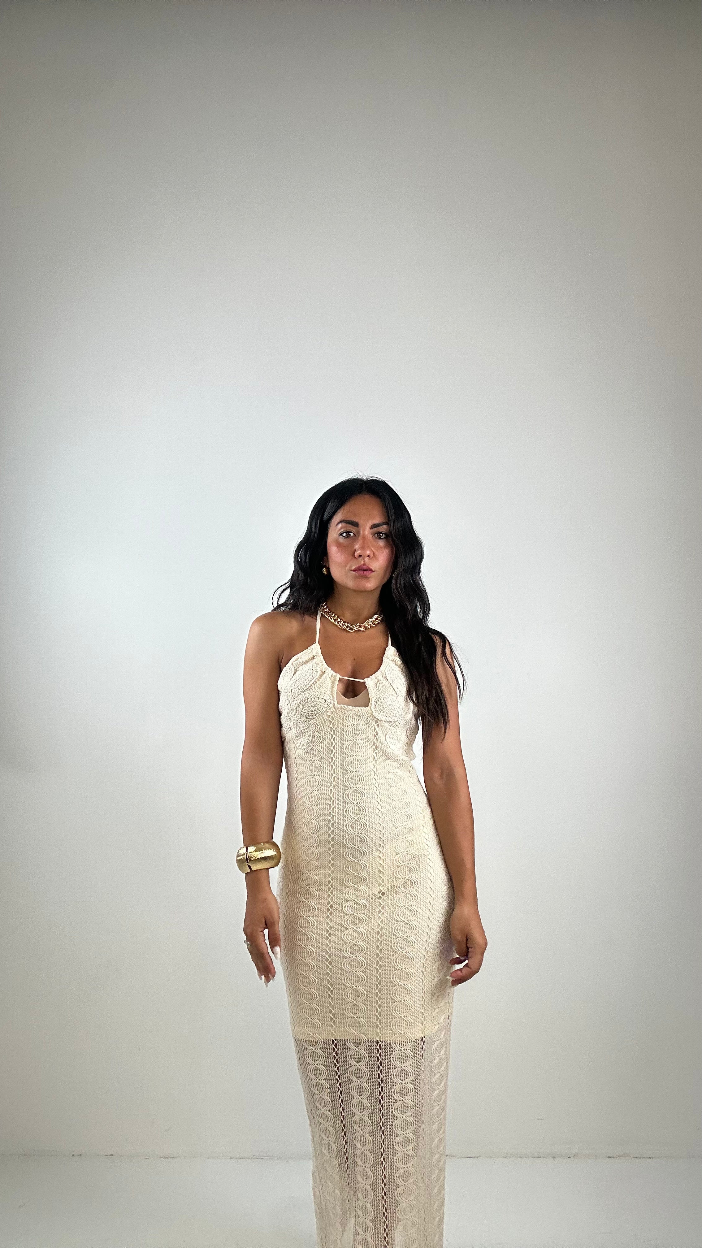 Vestito CLEOP - BEIGE