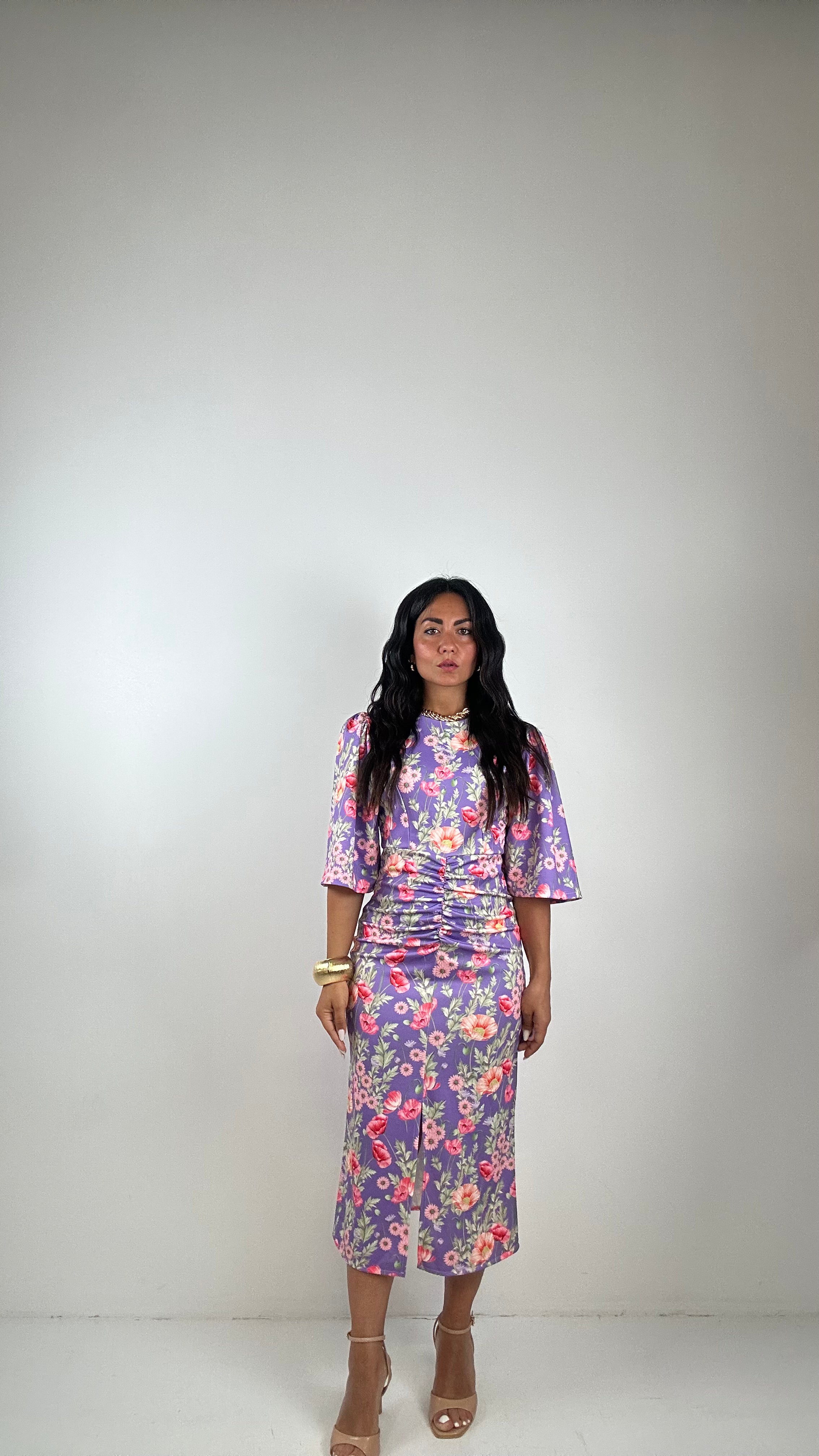 Vestito FLOWERS - LILLA