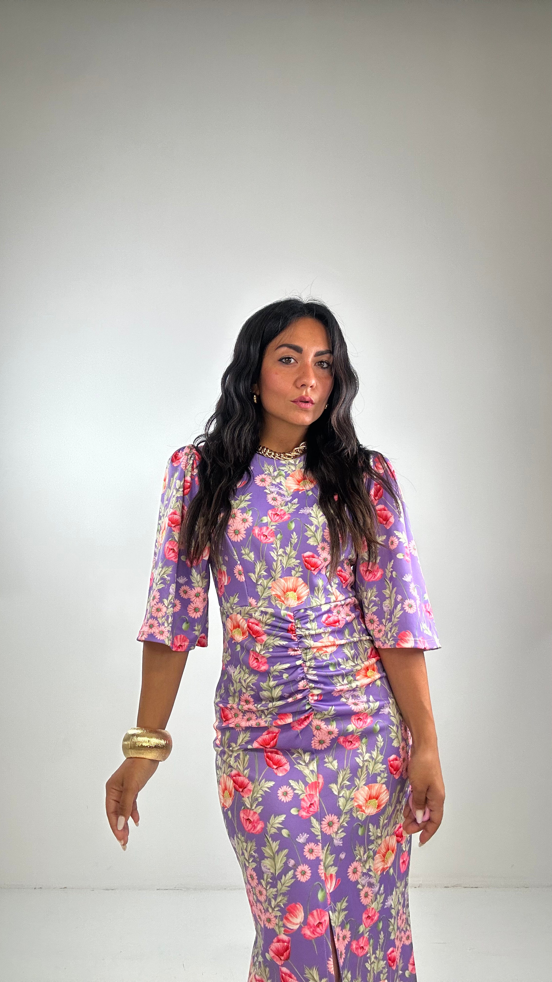 Vestito FLOWERS - LILLA