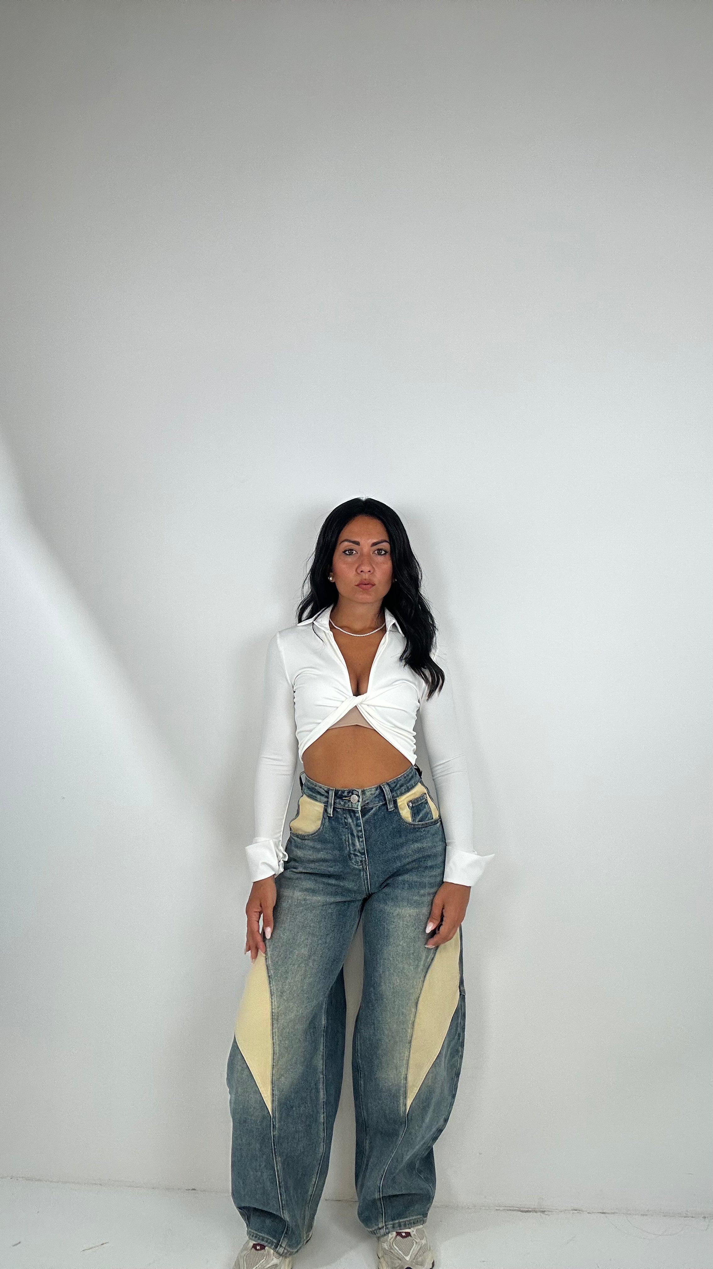 Jeans BALLON PARTI BEIGE - JEANS