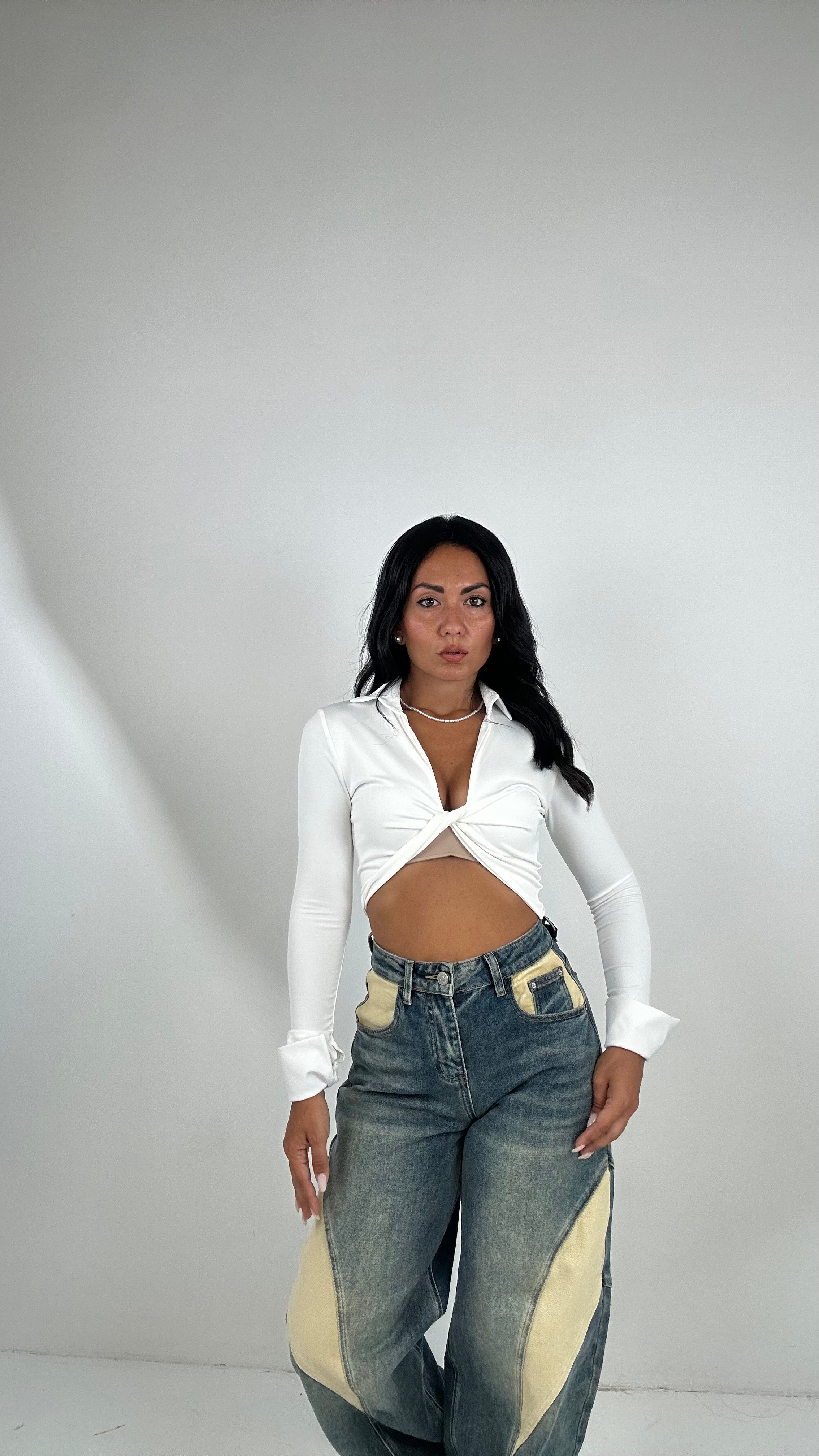 Jeans BALLON PARTI BEIGE - JEANS