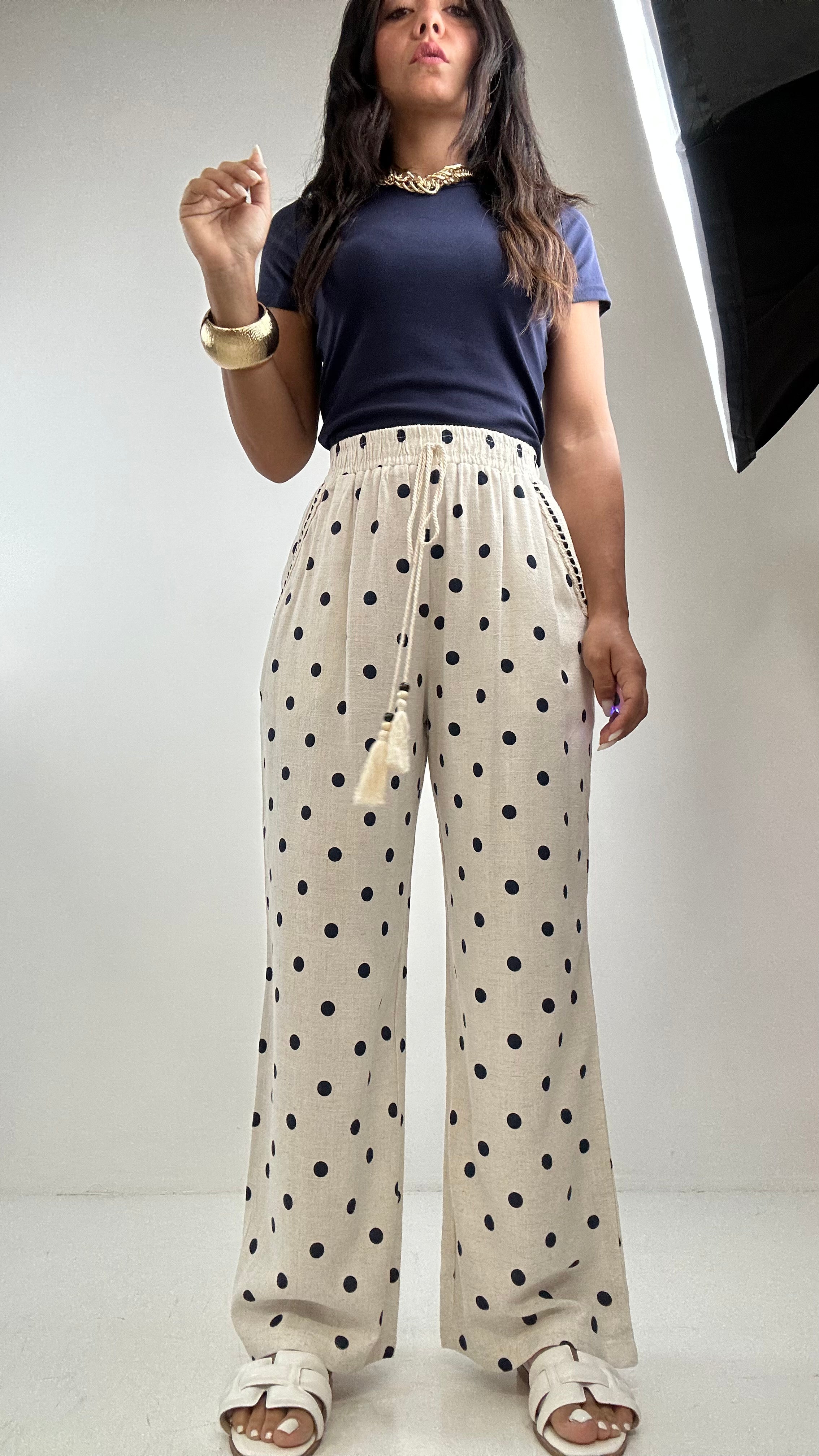 Pantalone SUMMER POIS - BLU