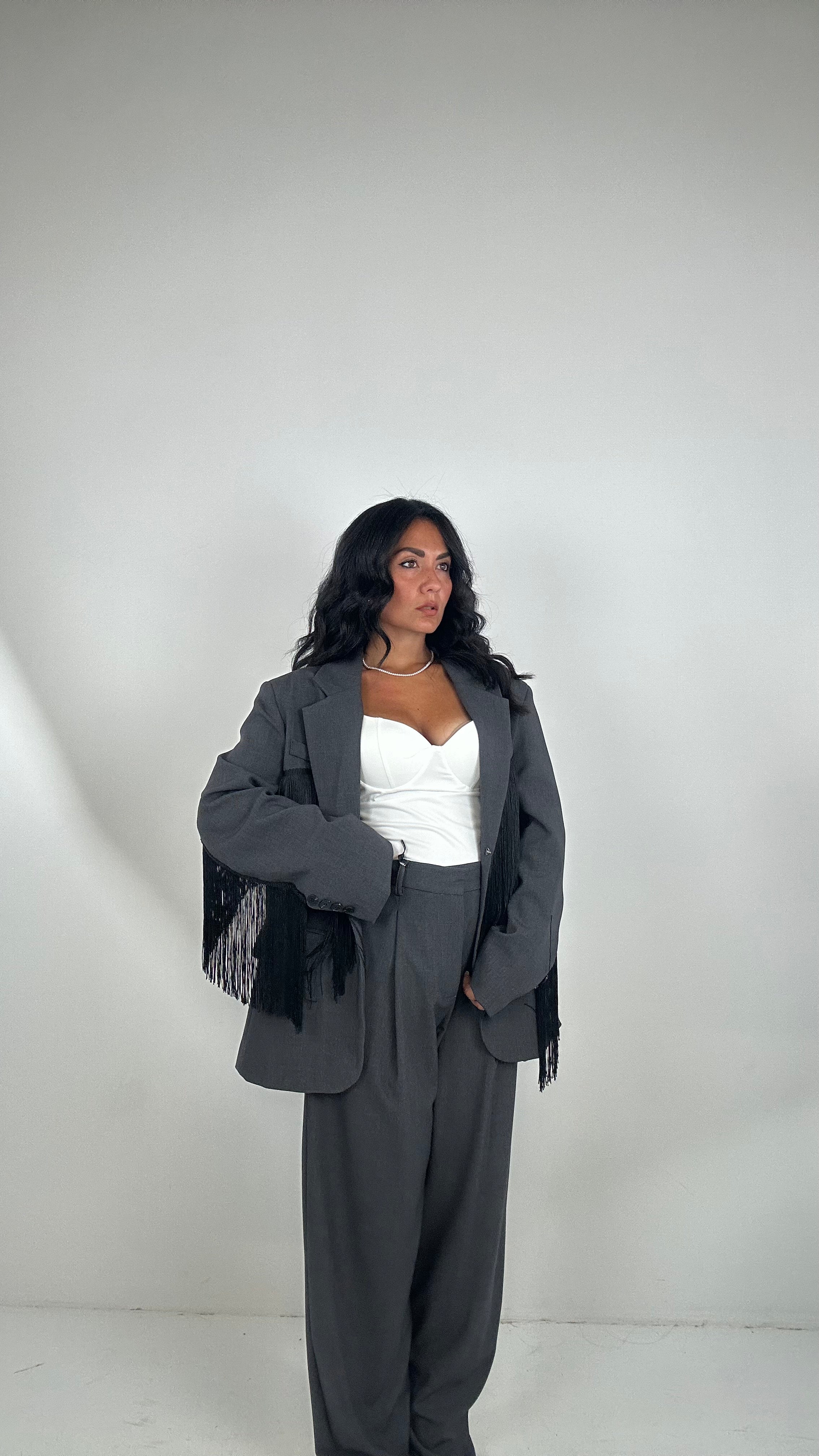 Pantalone LUMINA SARTORIALE - GRIGIO