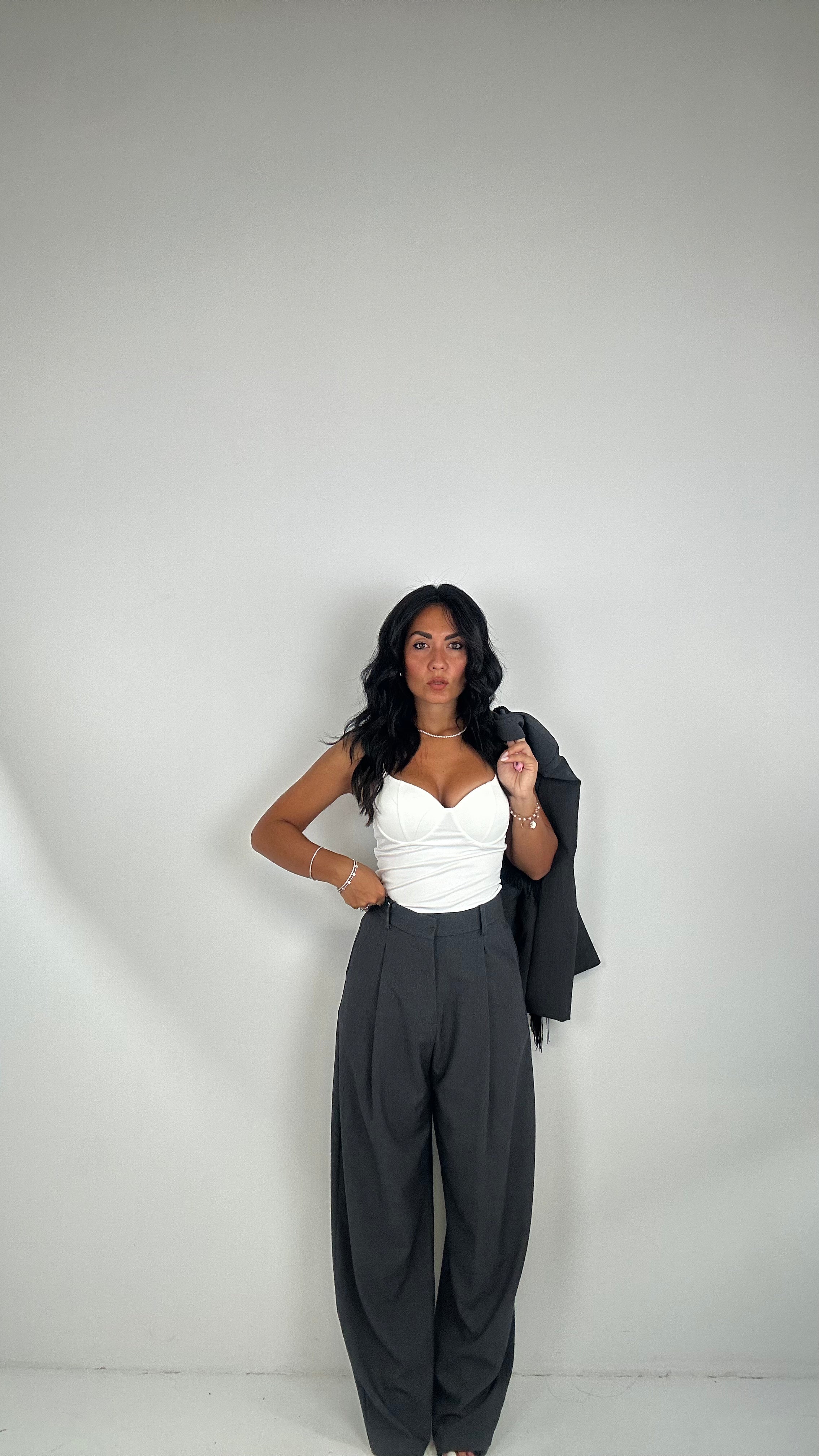 Pantalone LUMINA SARTORIALE - GRIGIO