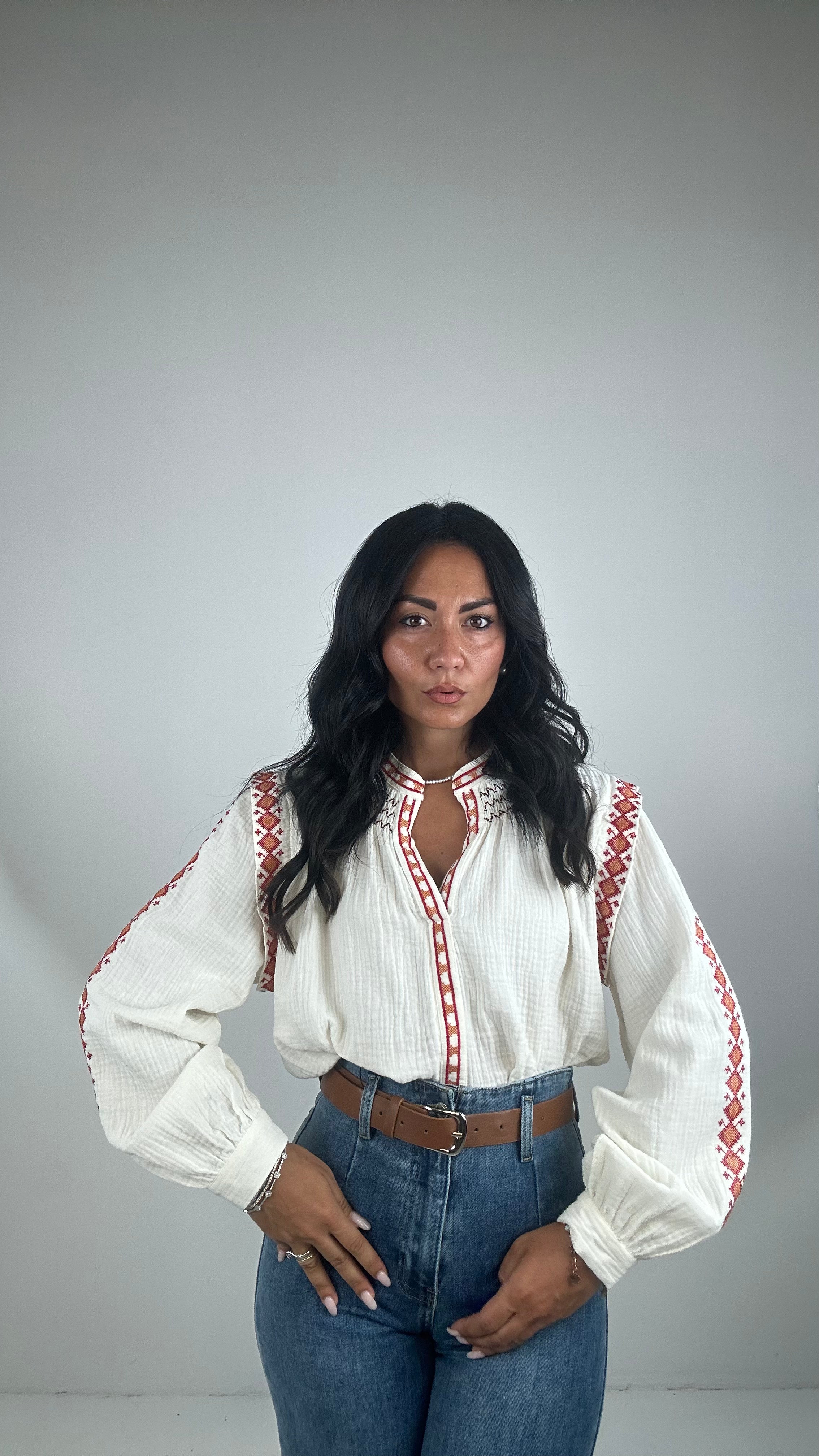 Camicia VOLANT EST - BIANCO