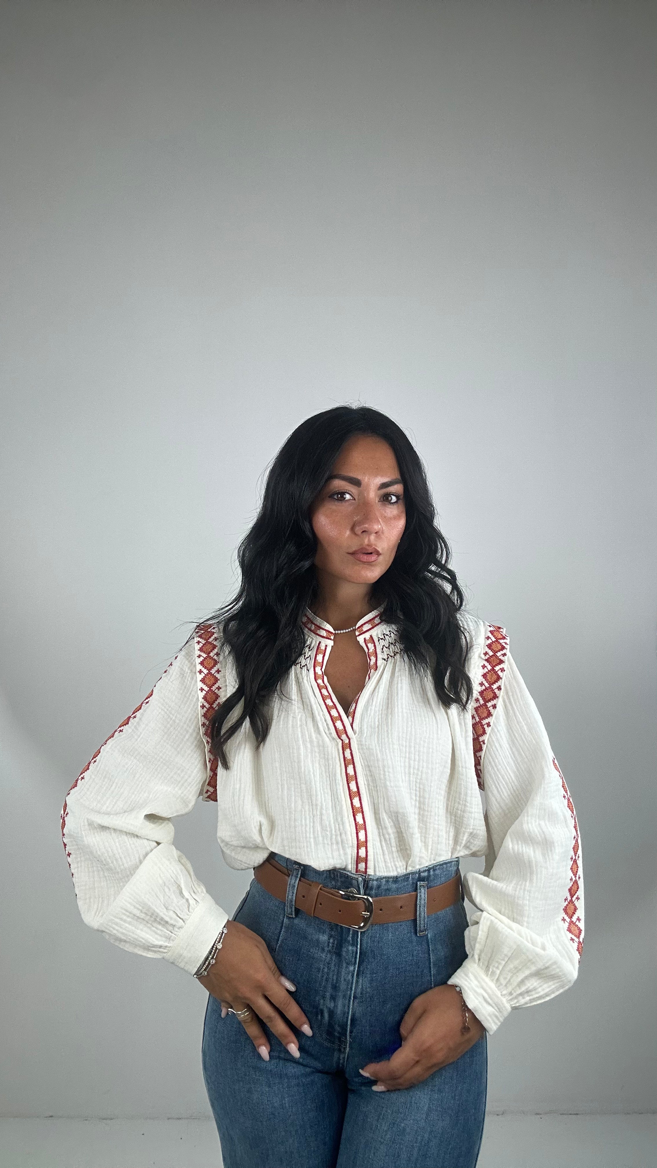 Camicia VOLANT EST - BIANCO